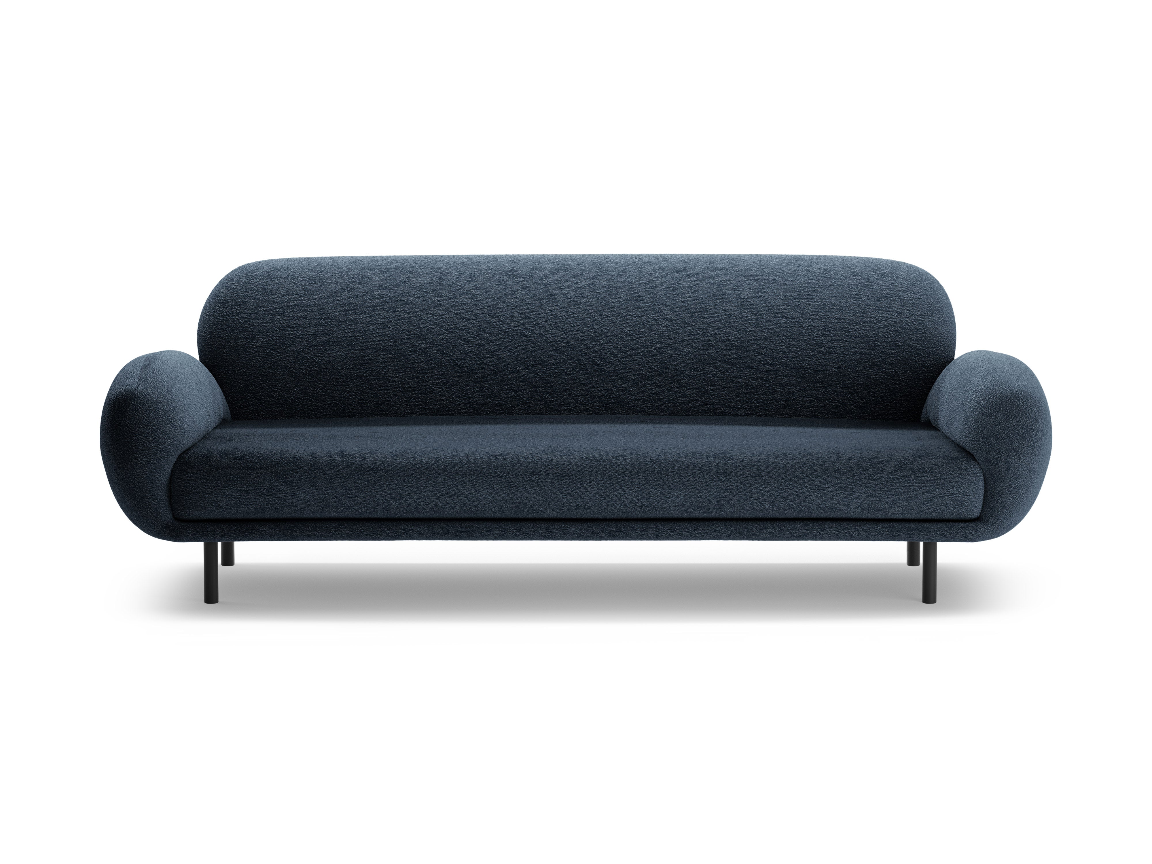 3-seater Sofa POPPY navy boucle
