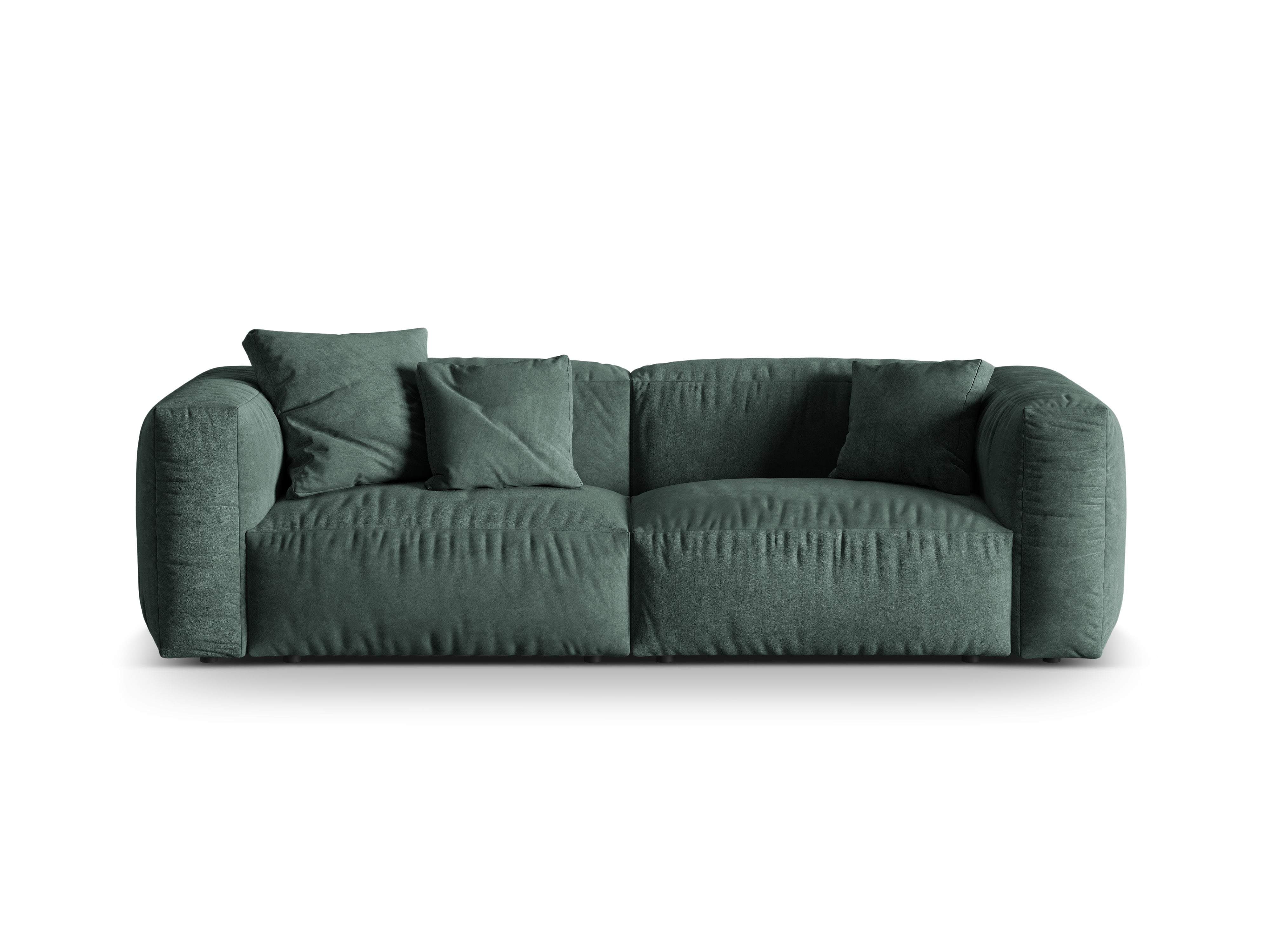Martin Petrol velvet sofa
