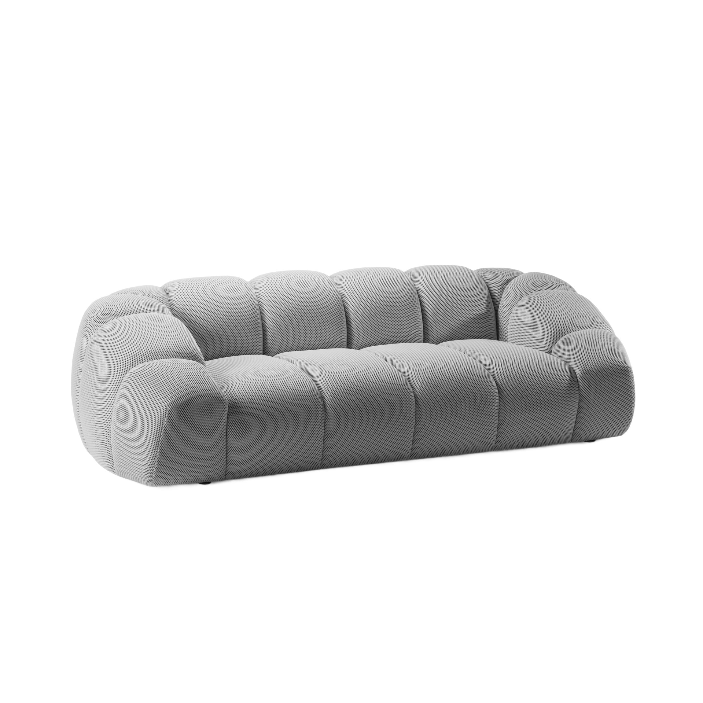 Sofa 3-zits DIANA zilver
