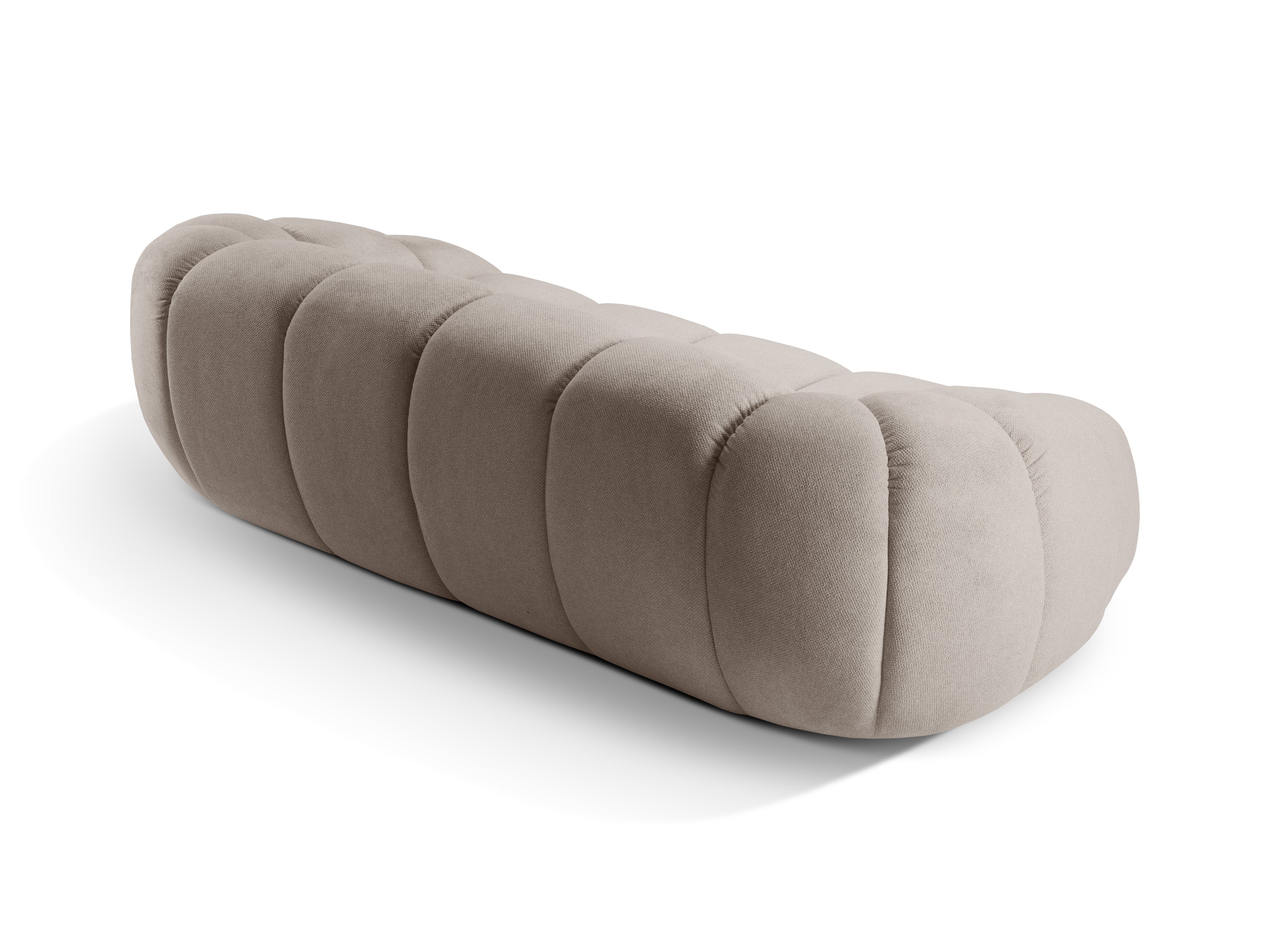 3-seater Sofa DIANA dark beige chenille
