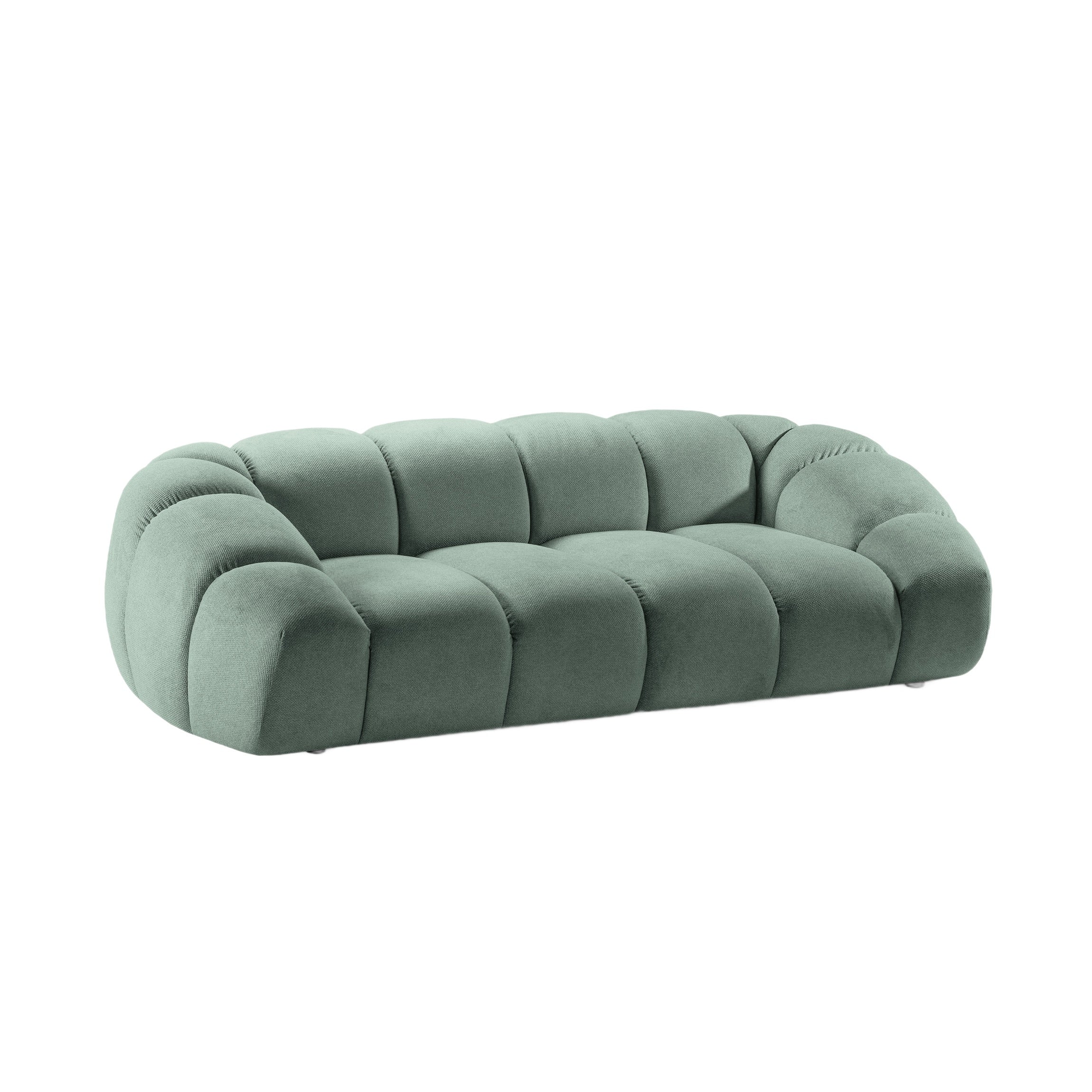 Sofa 3-Sitzer DIANA mintfarbener Chenille