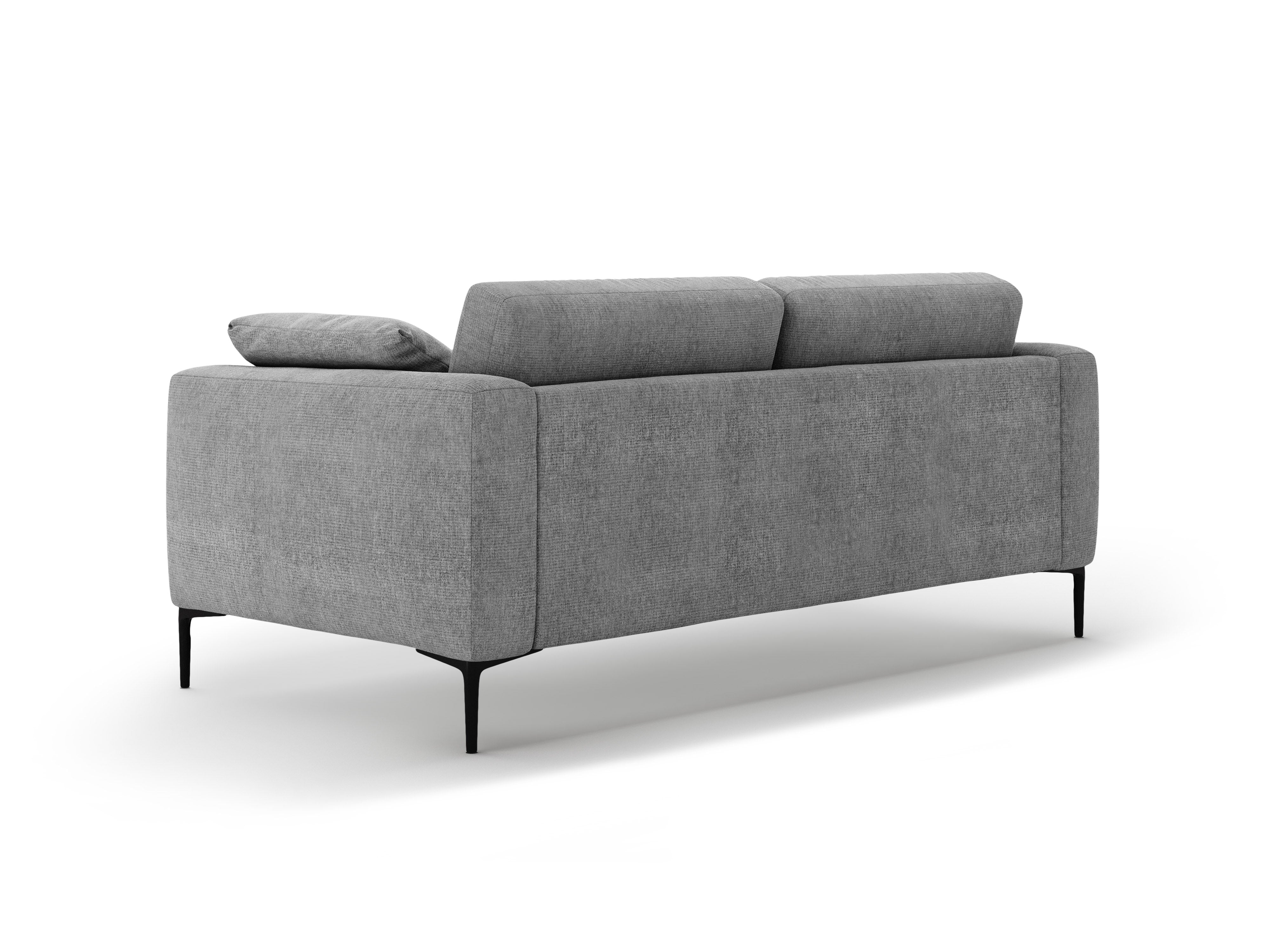 Sofa 3-sitzig BEMY graues Chenille