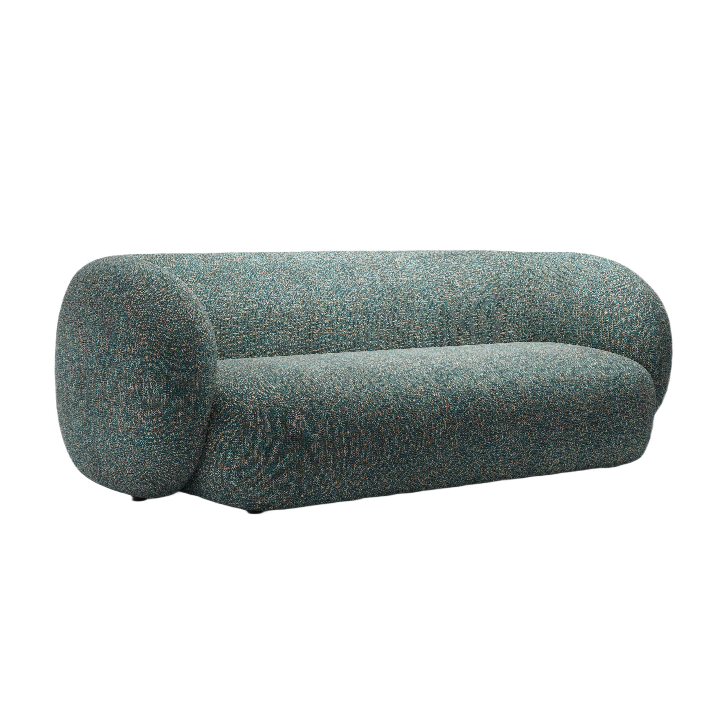 Sofa 3-zits KATE blauw gemêleerd