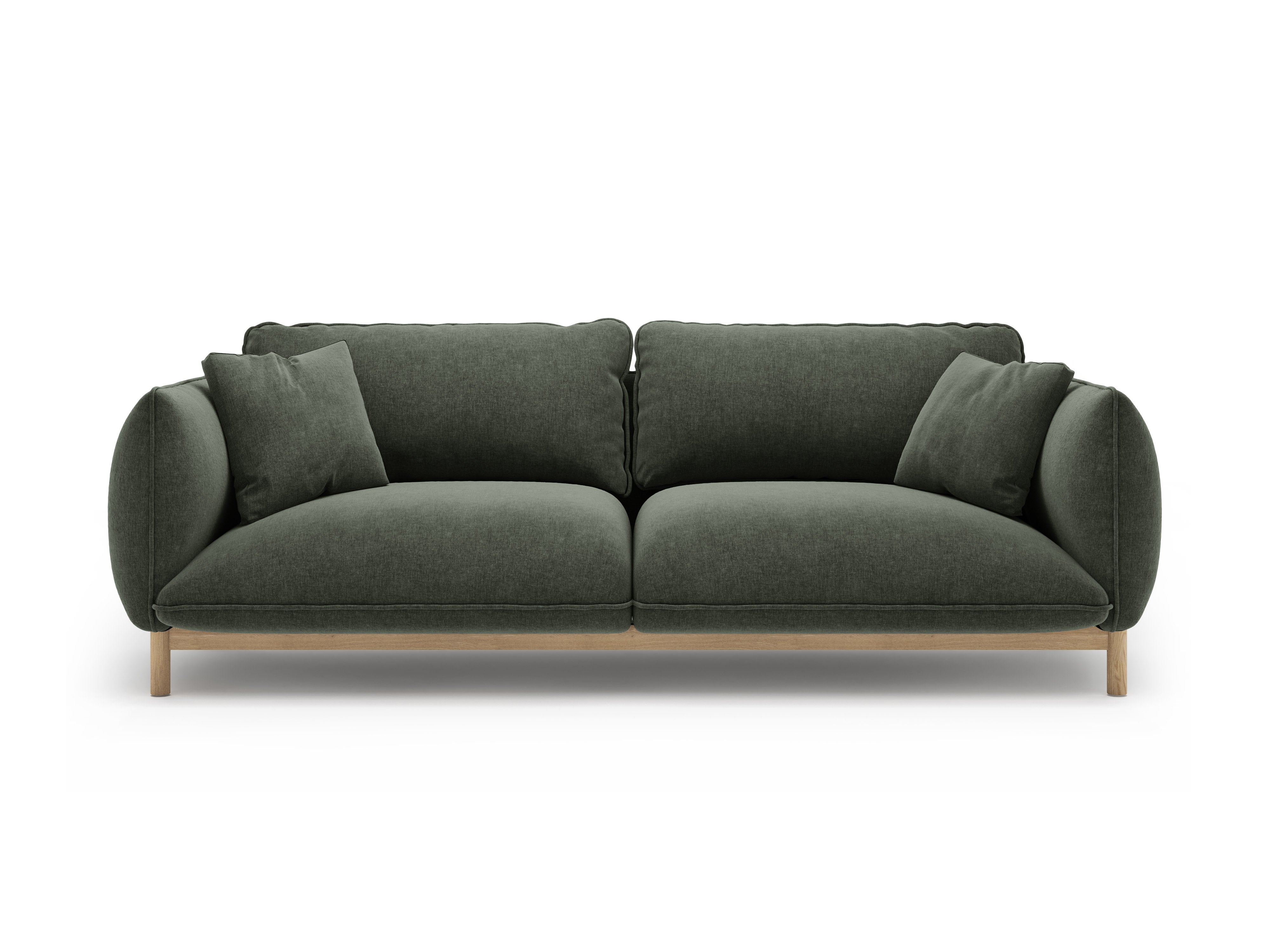Sofa 3-Sitzer ADA grün Chenille