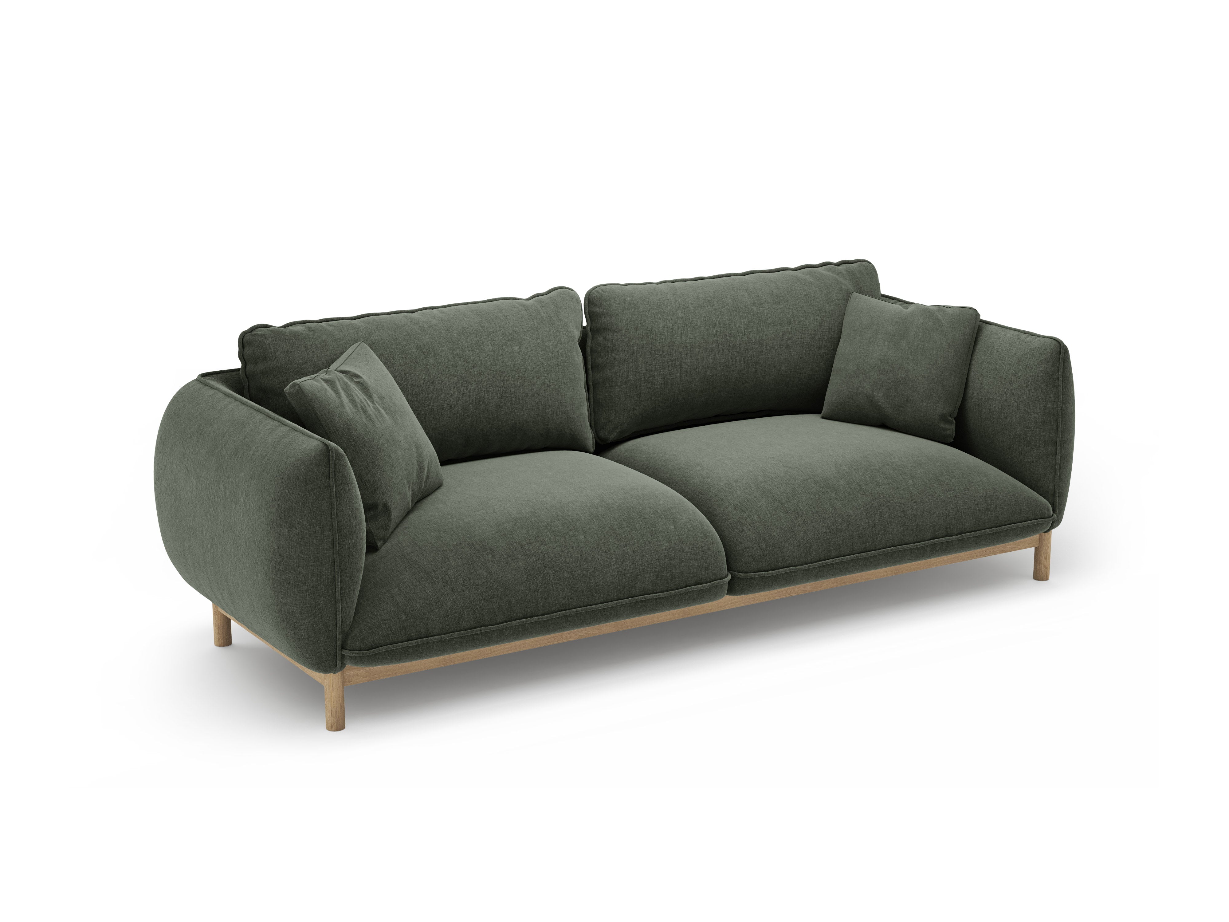 Sofa 3-Sitzer ADA grün Chenille