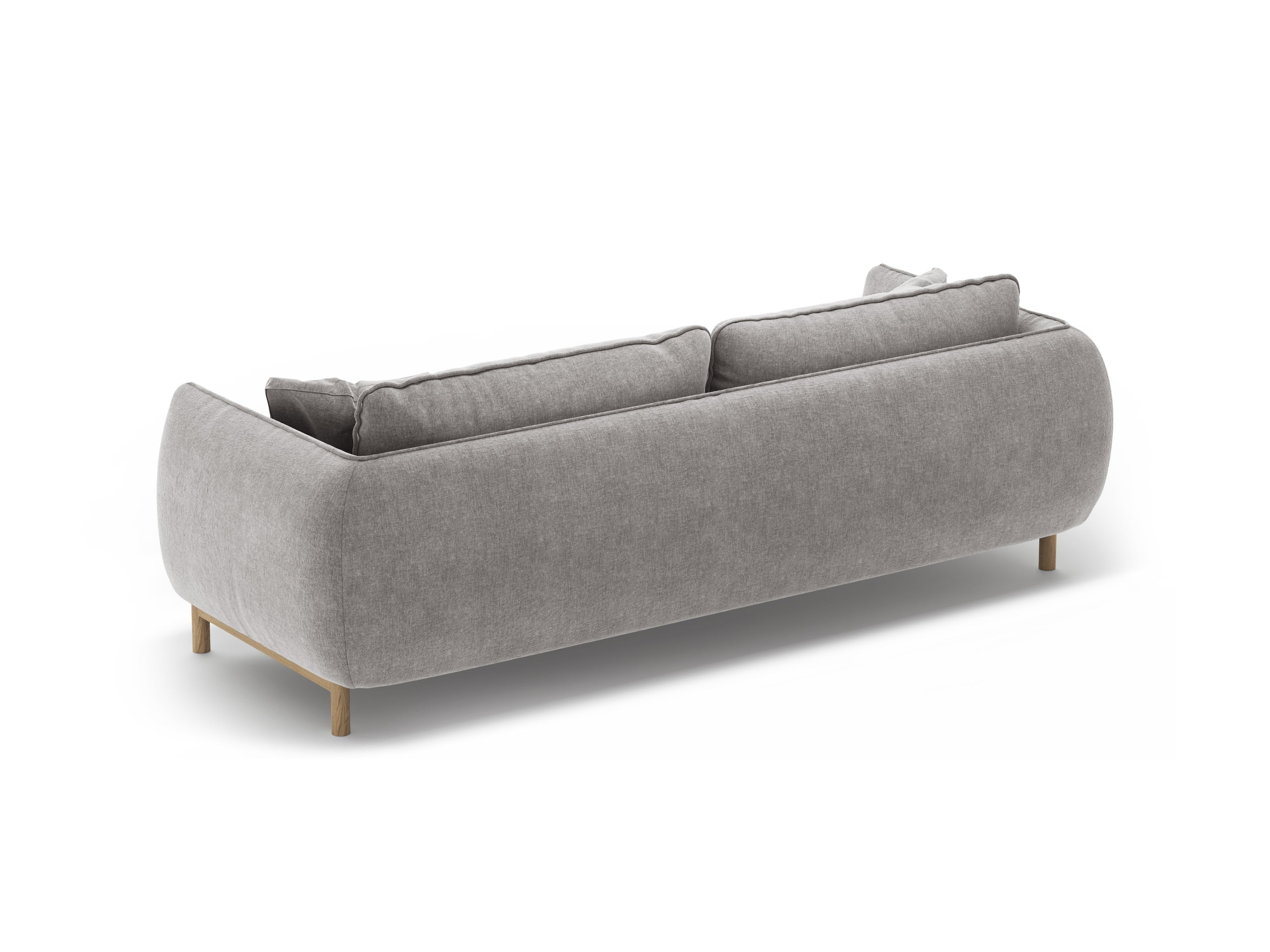 Sofa 3-Sitzer ADA hellgrau Chenille