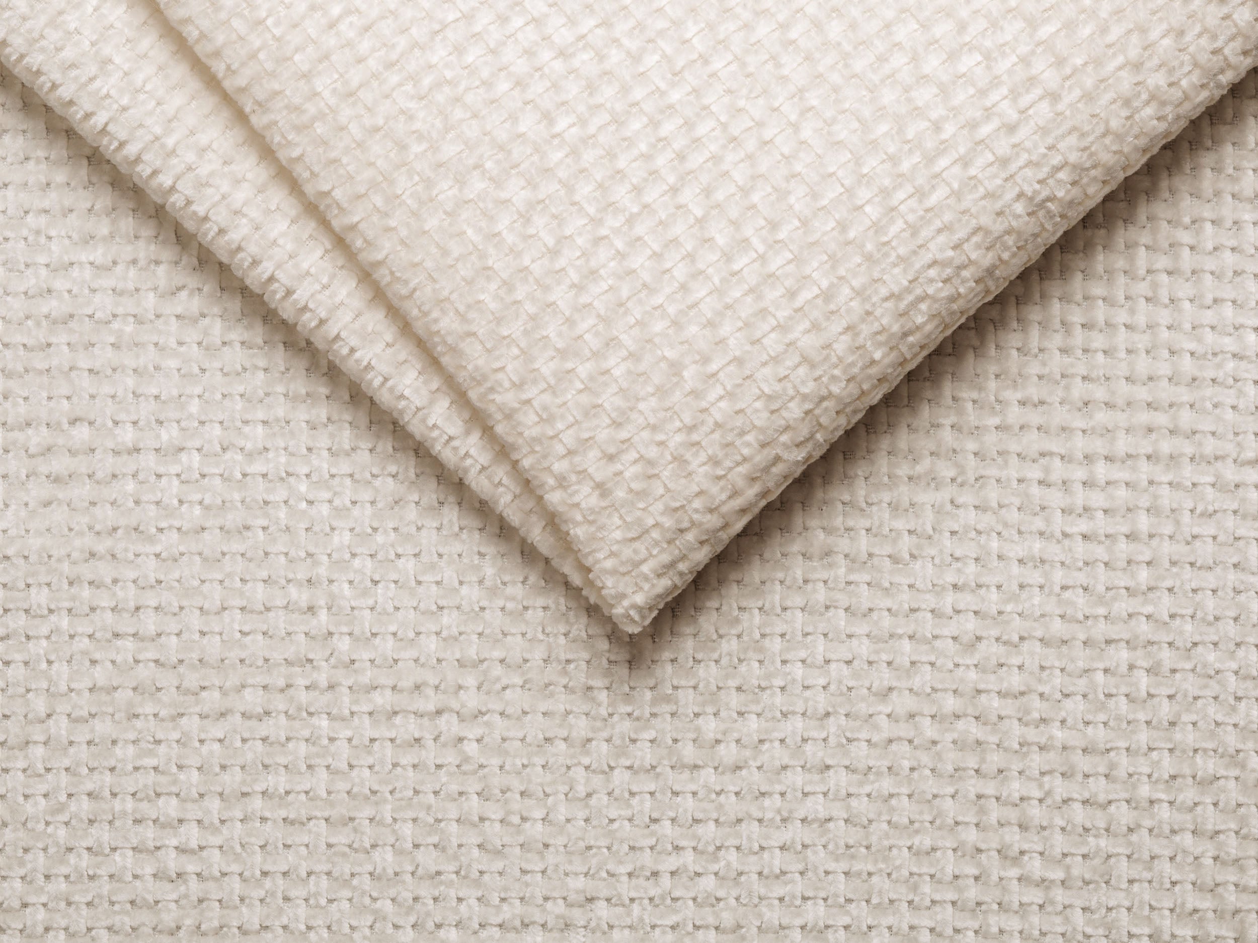 3-seater Sofa MILEY ivory chenille