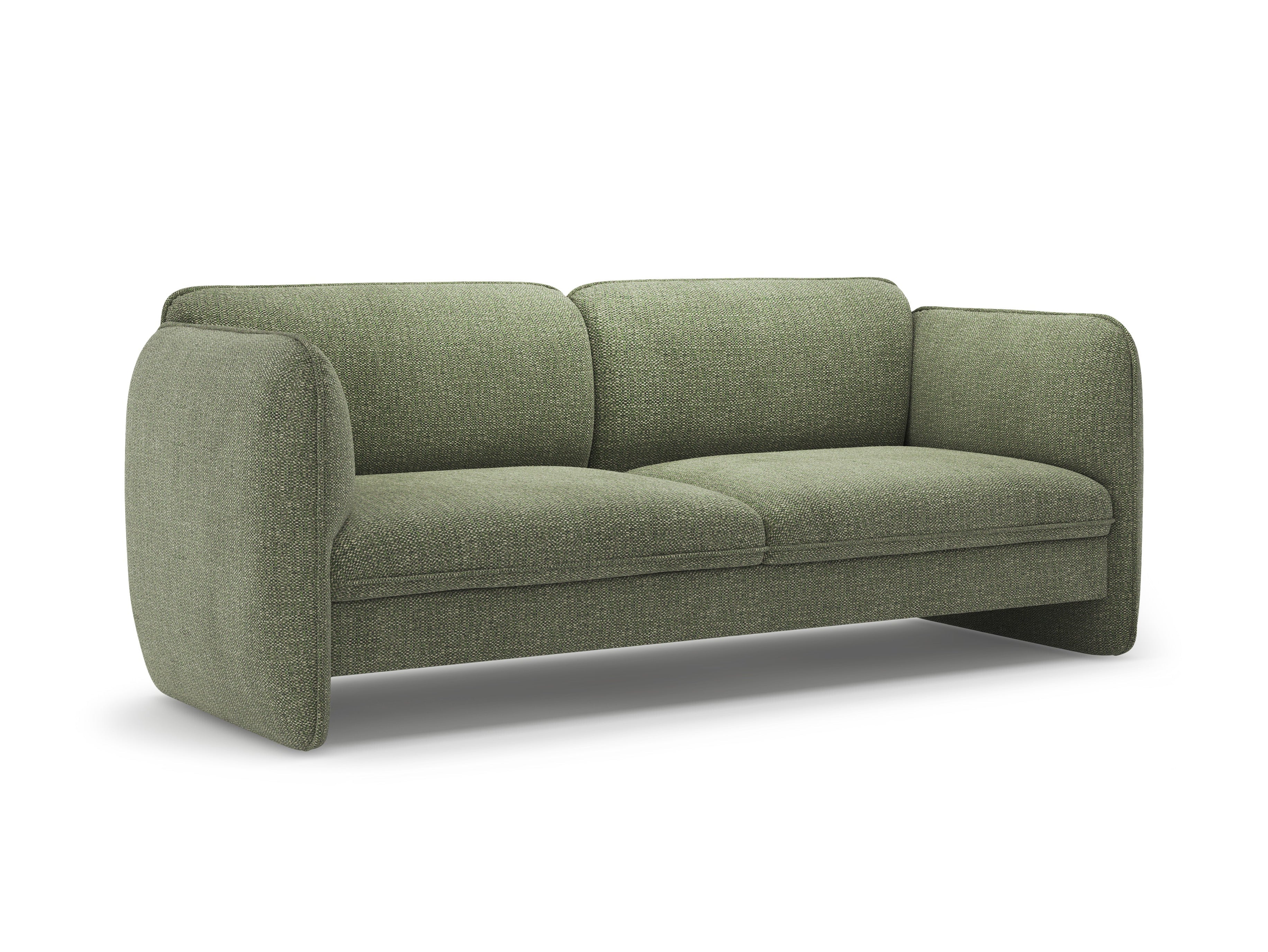 Sofa 3-zits GEORGIA in groene chenille