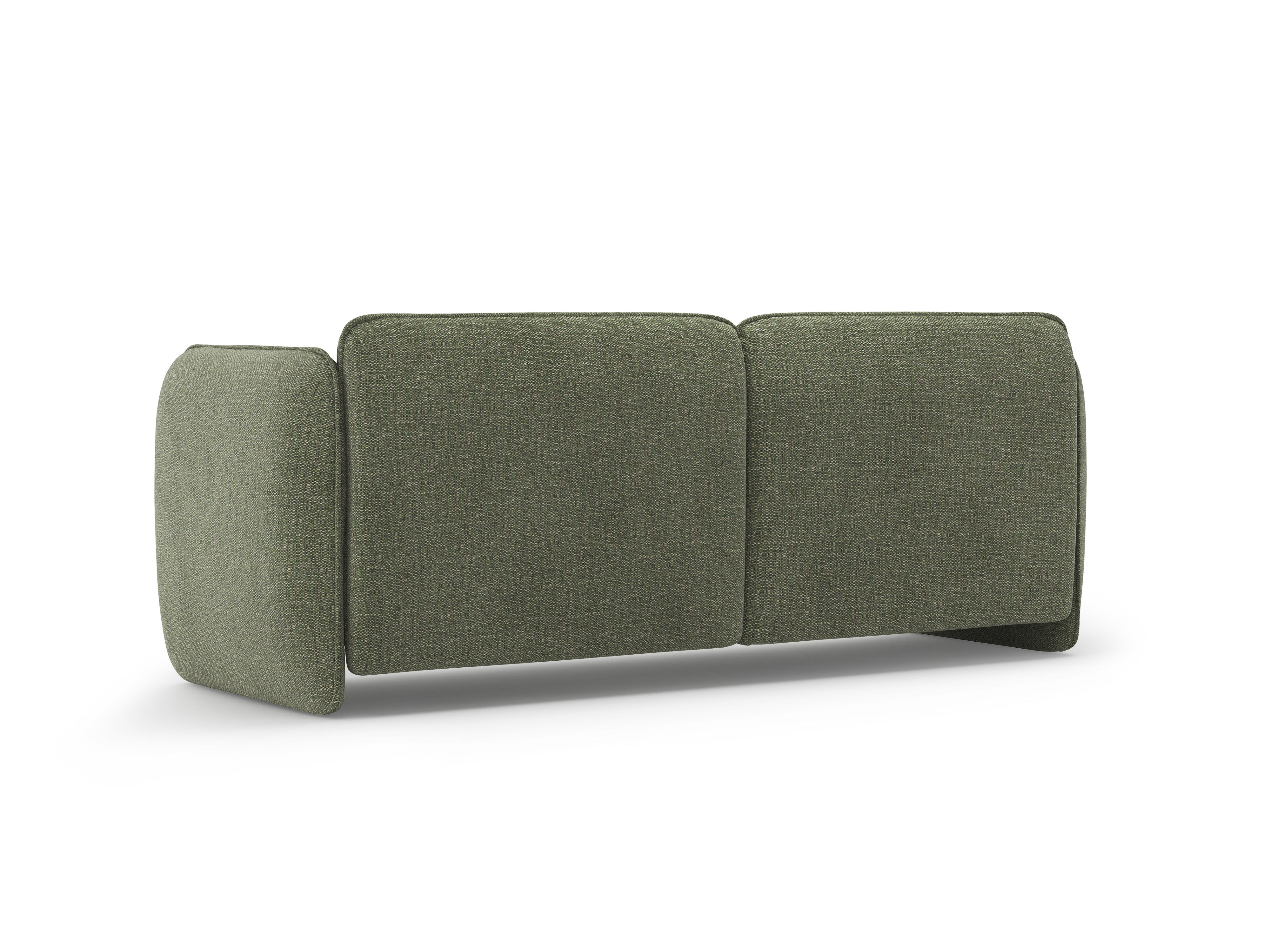 Sofa 3-zits GEORGIA in groene chenille