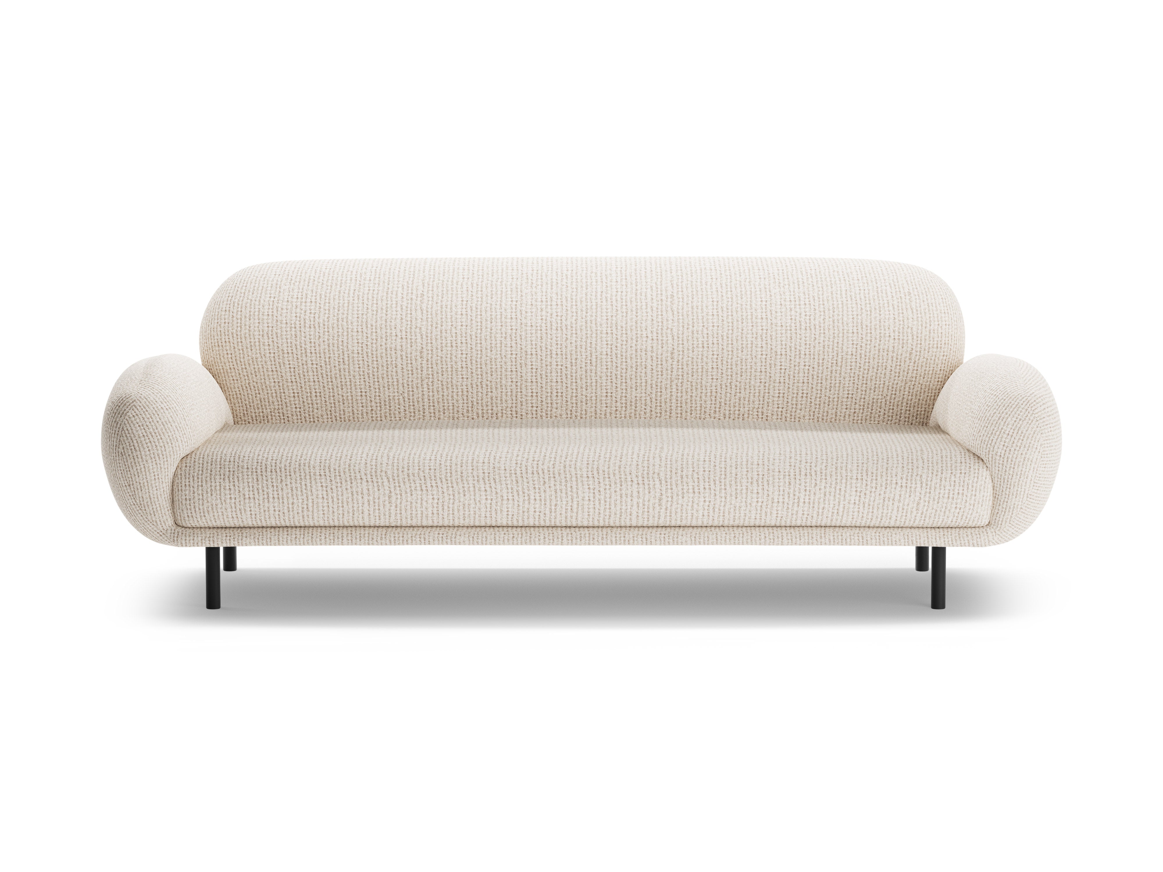 3-seater Sofa POPPY light beige chenille