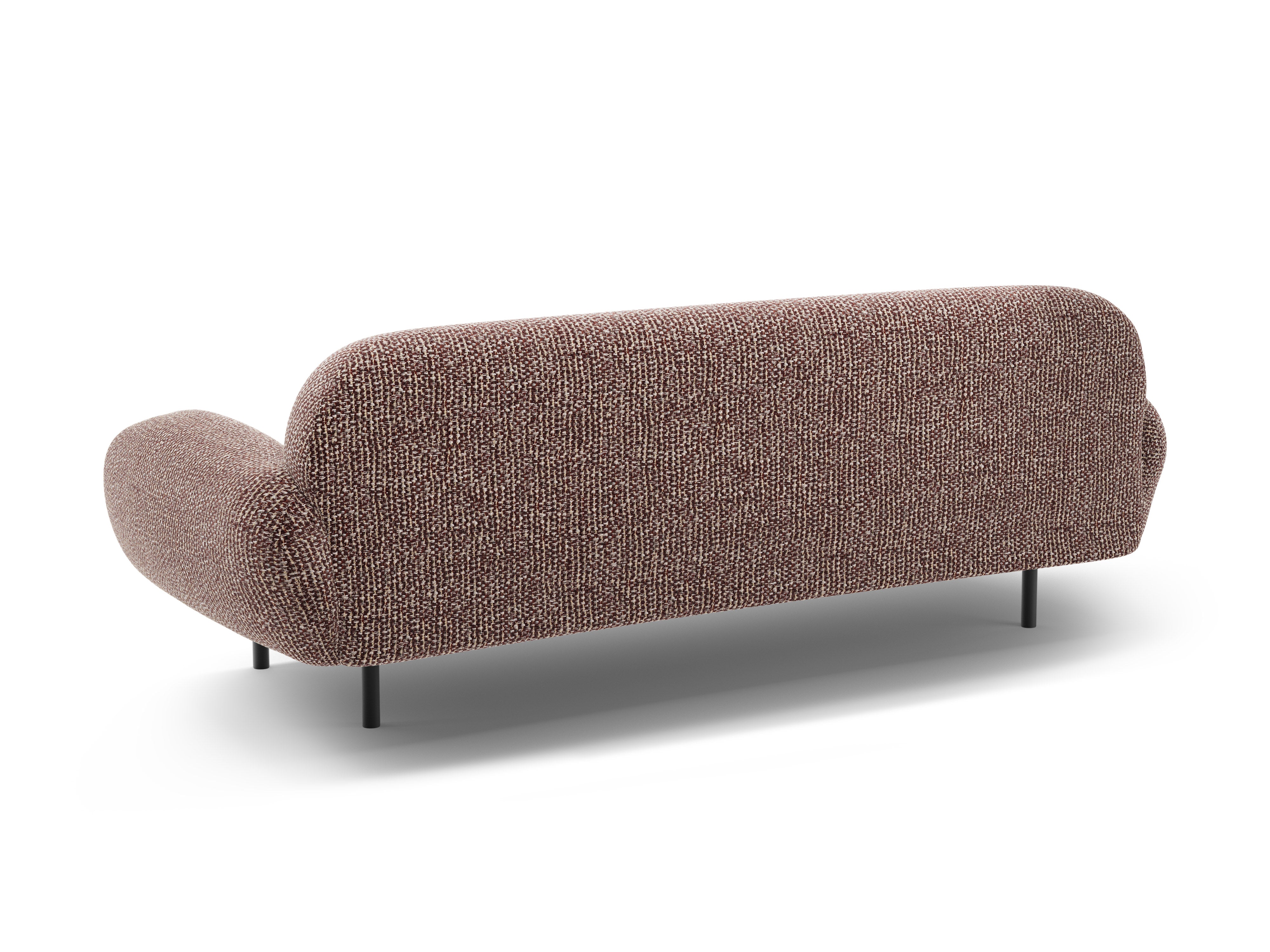 Sofa 3-Sitzer POPPY braunes Chenille