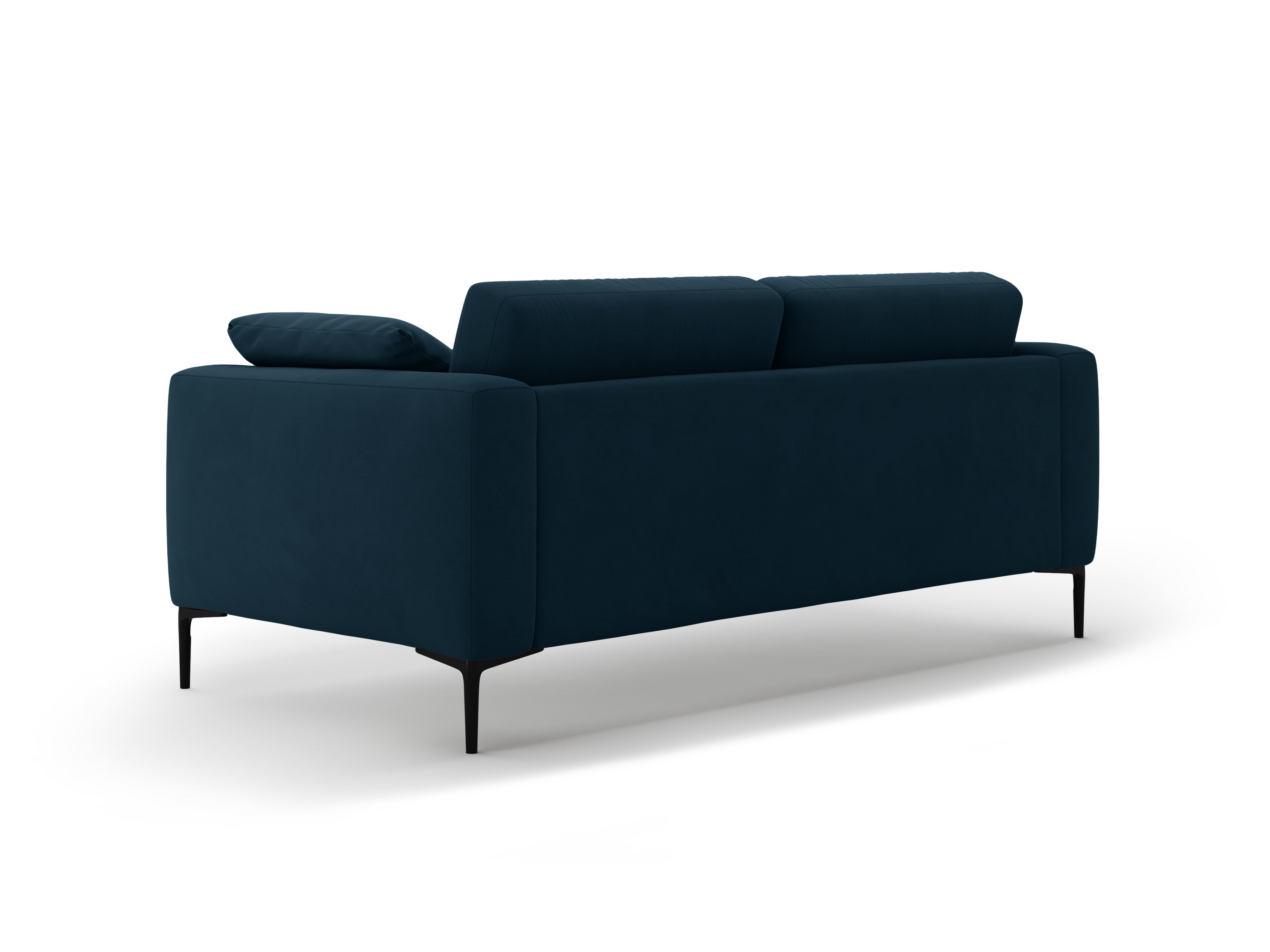 Sofa van fluweel 3-zits BEMY koninklijk blauw