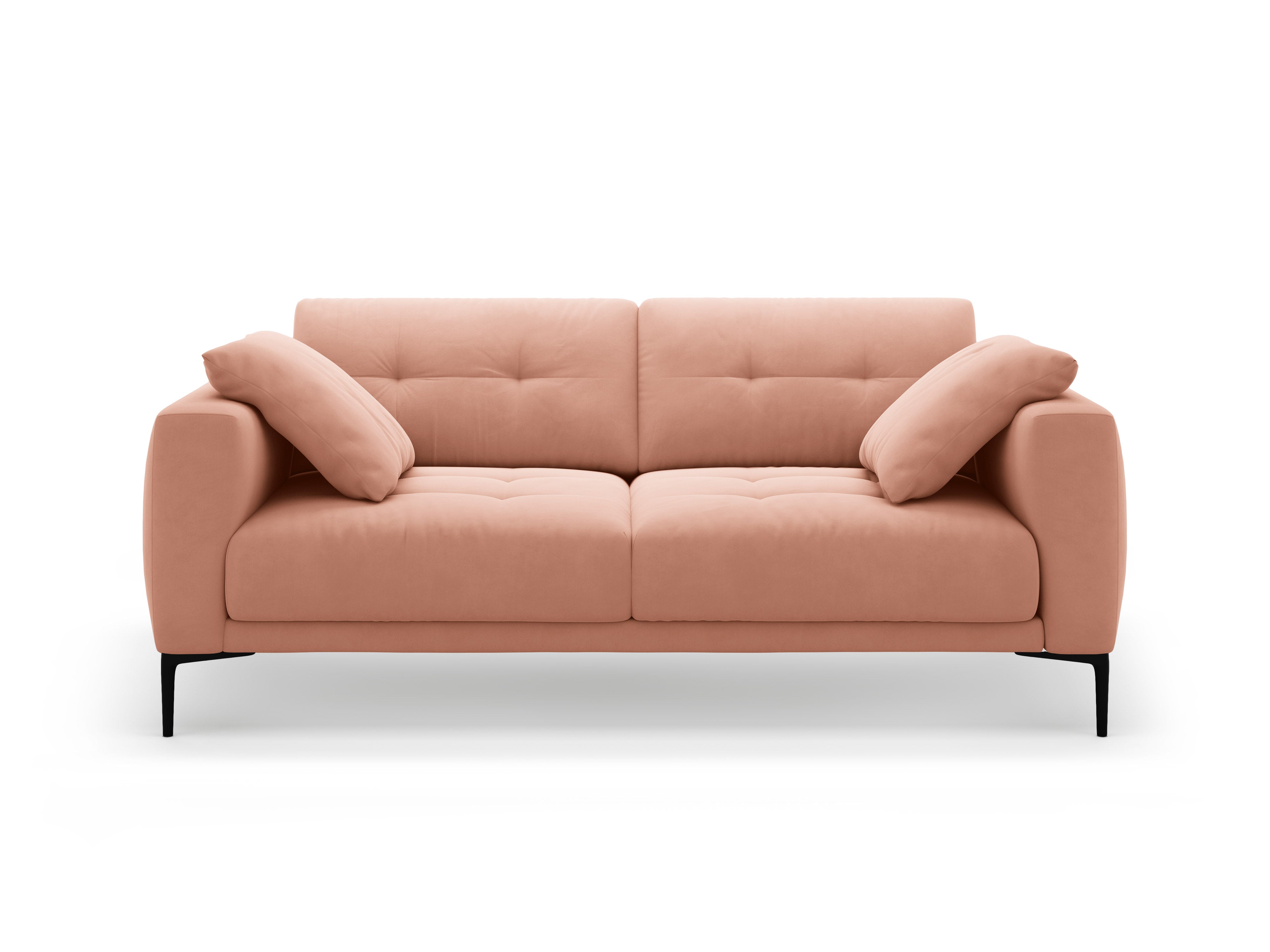 Velvet sofa 3-seater BEMY pink