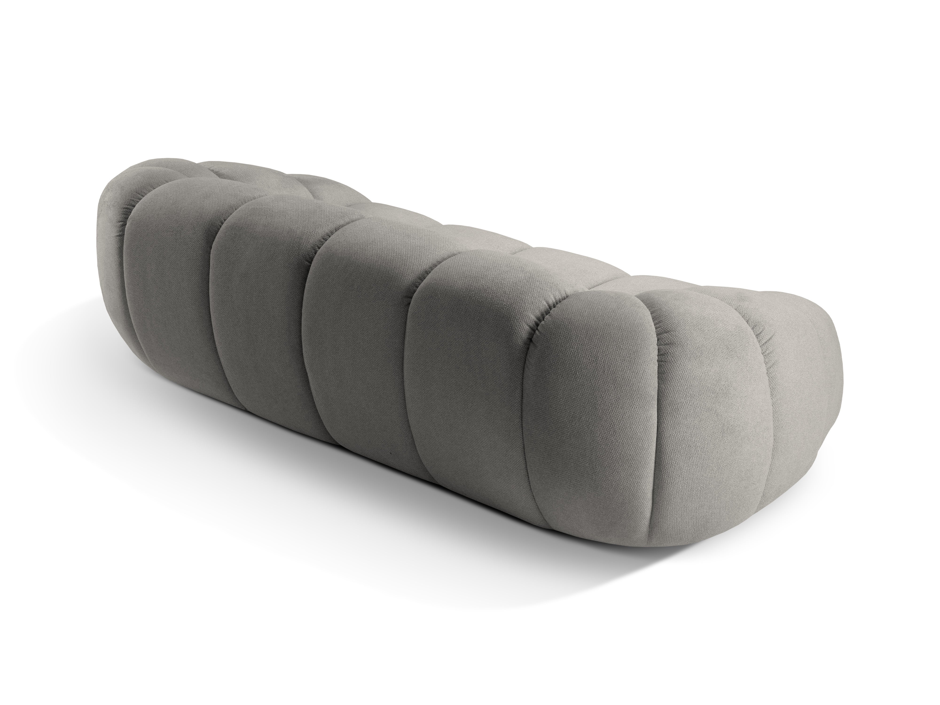 2.5-seater Sofa DIANA light gray chenille