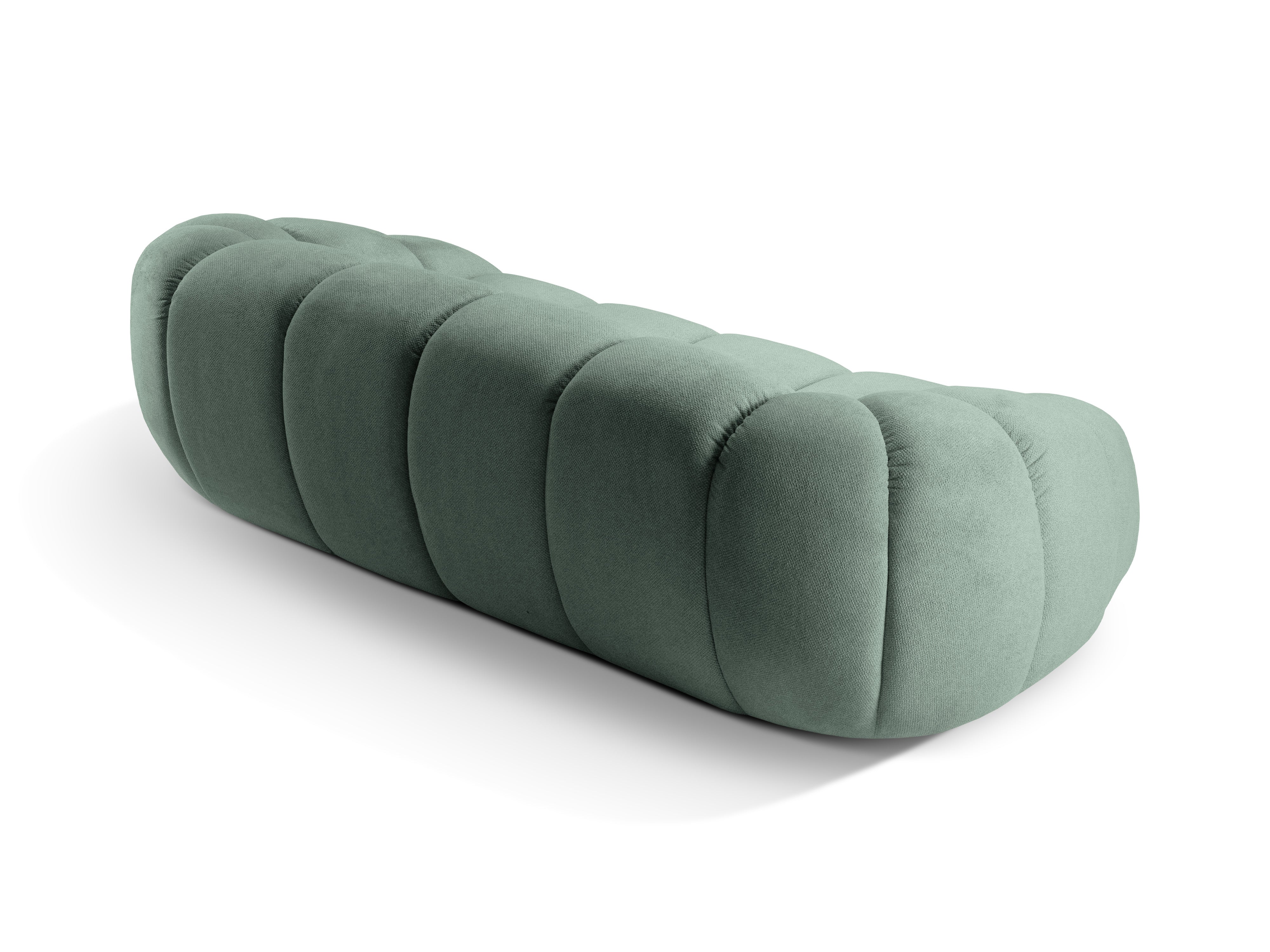 Sofa 2,5-sitzige DIANA mintfarbener Chenille