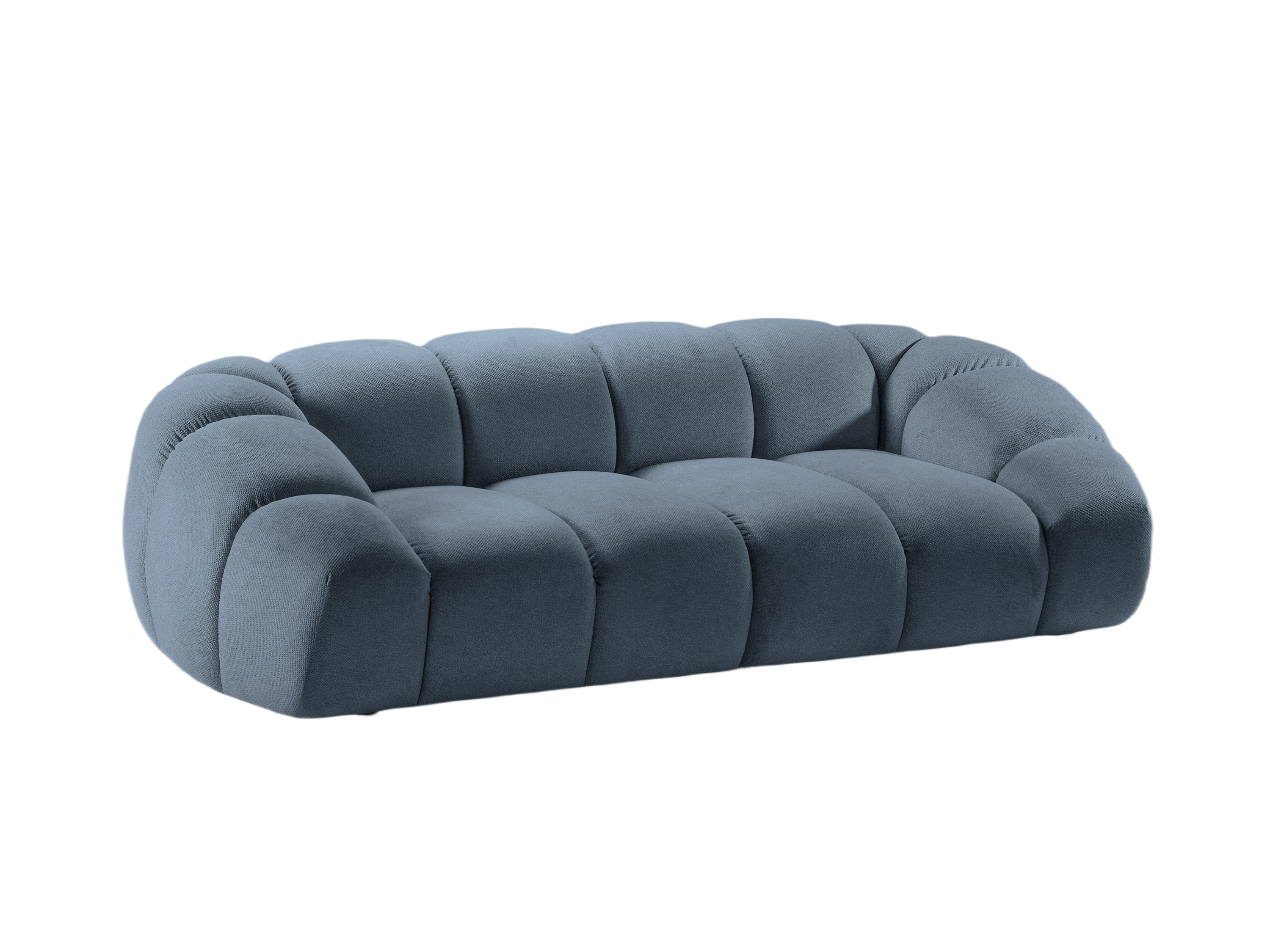 Sofa 2,5-osobowa DIANA jasnoniebieski szenil – Micadoni