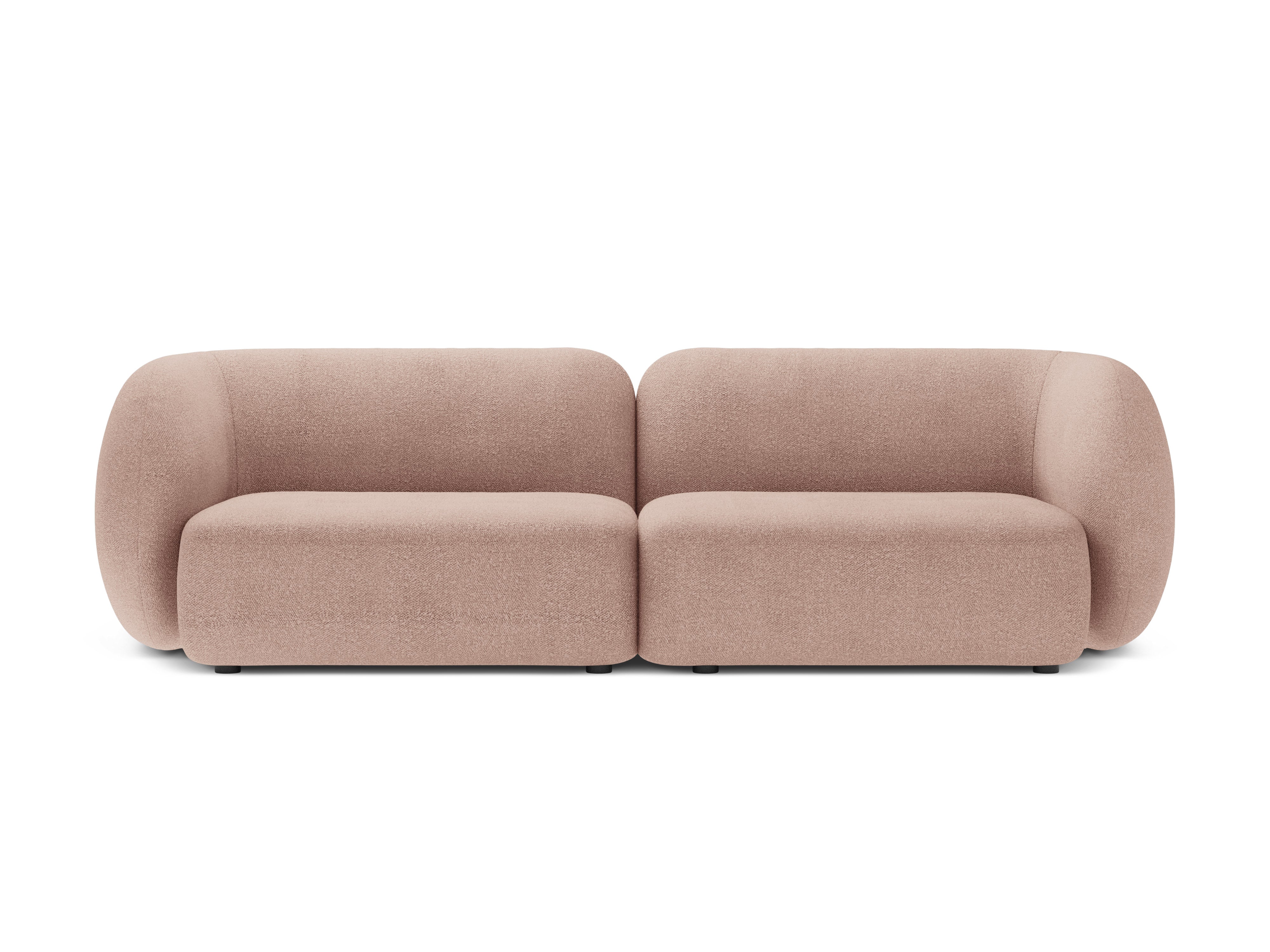 Sofa 4-osobowa KATE różowy boucle – Micadoni