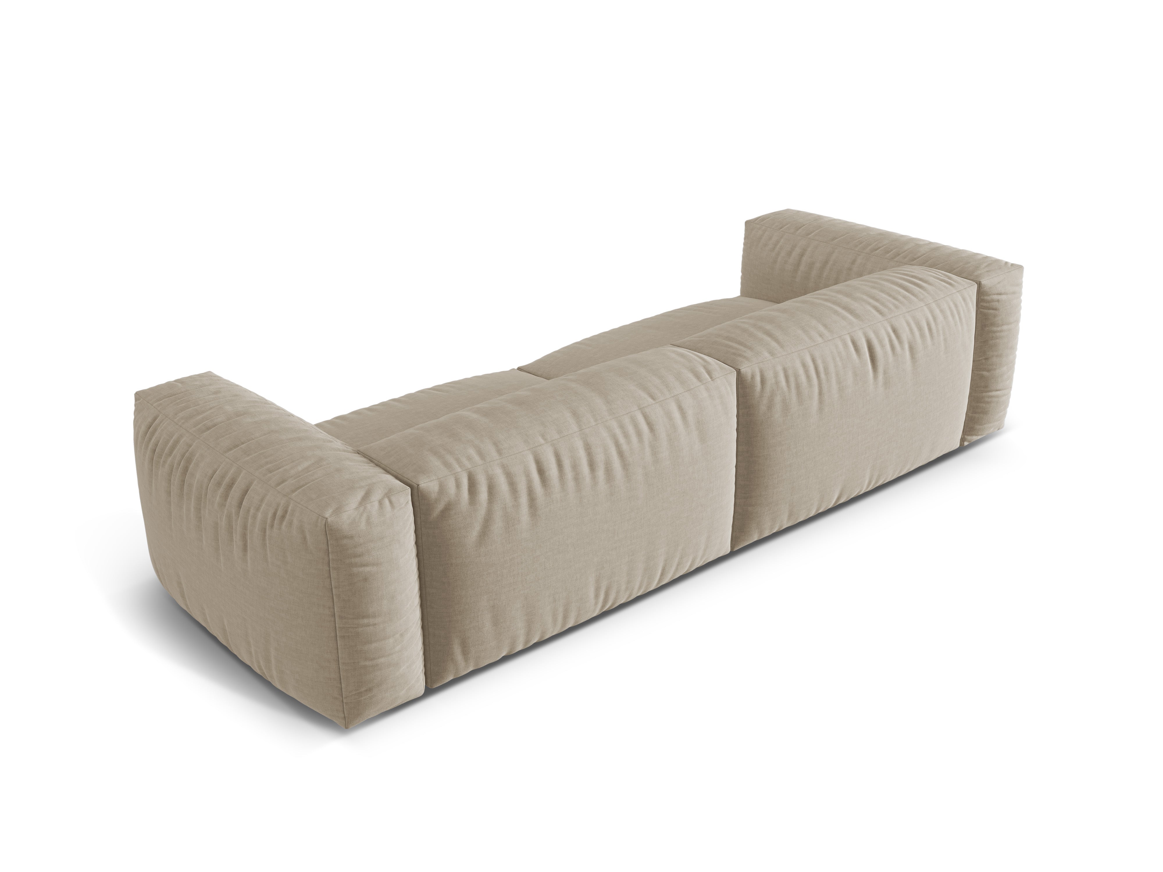4-seater sofa light beige