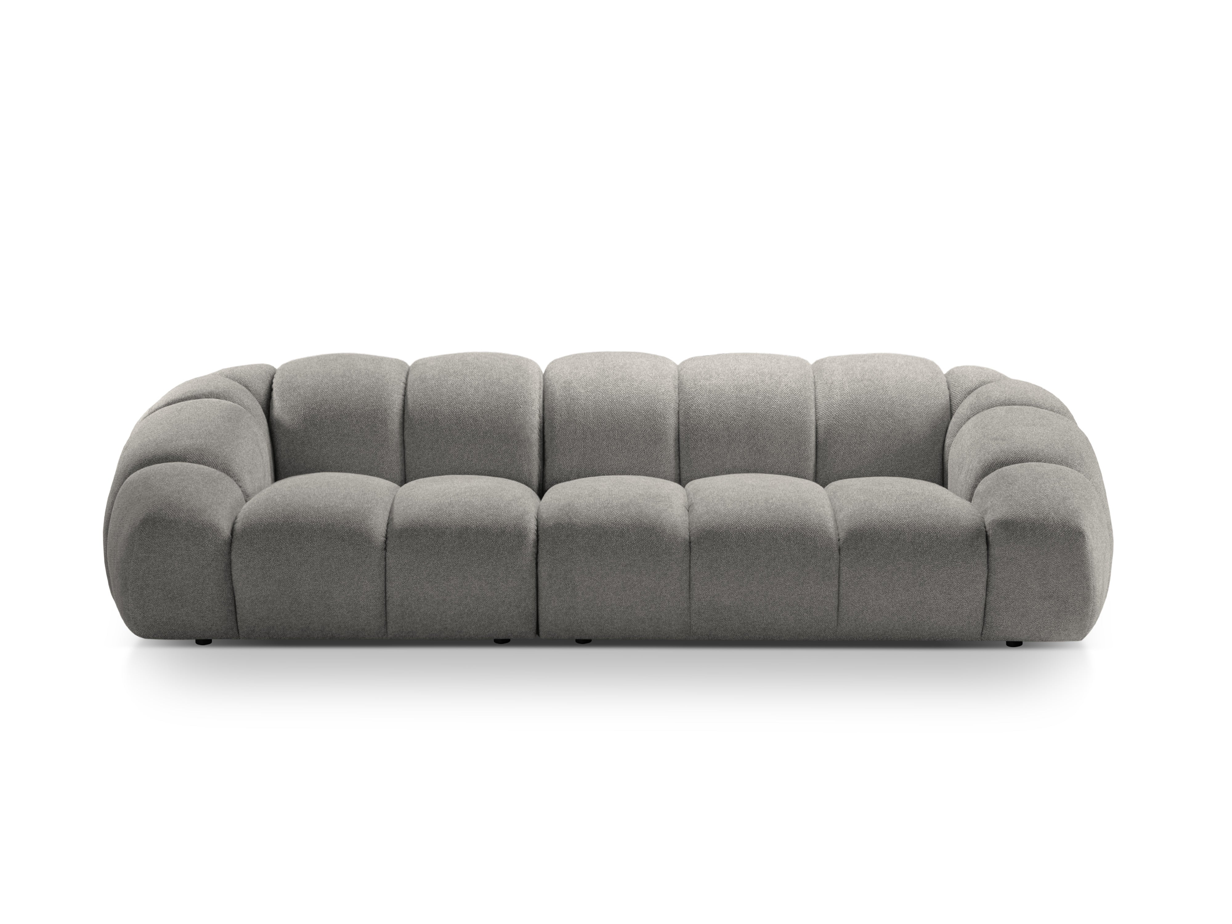 4-seater Sofa DIANA light gray chenille