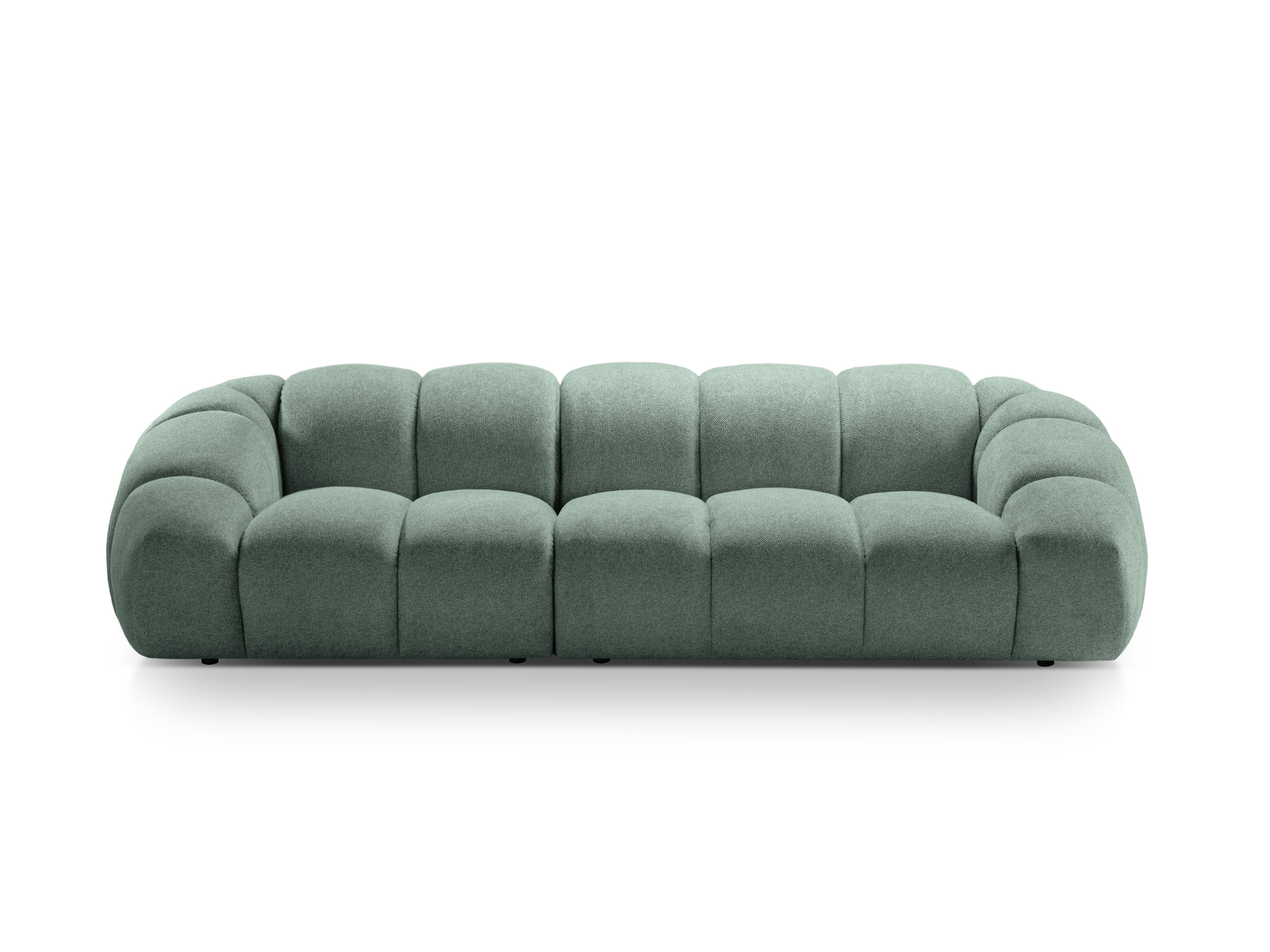 Sofa für 4 Personen DIANA mintfarbener Chenille