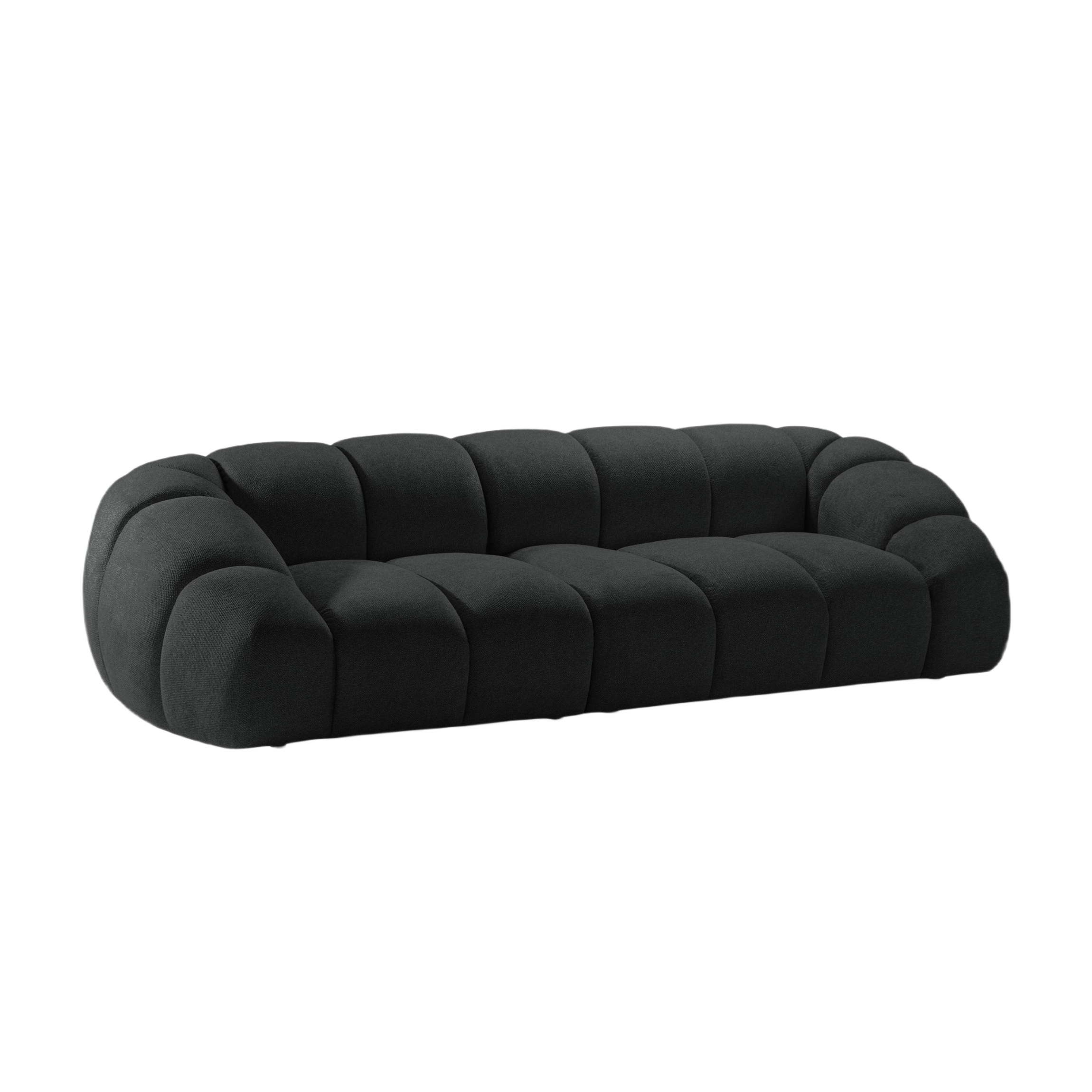 Sofa 4-osobowa DIANA antracytowy szenil – Micadoni