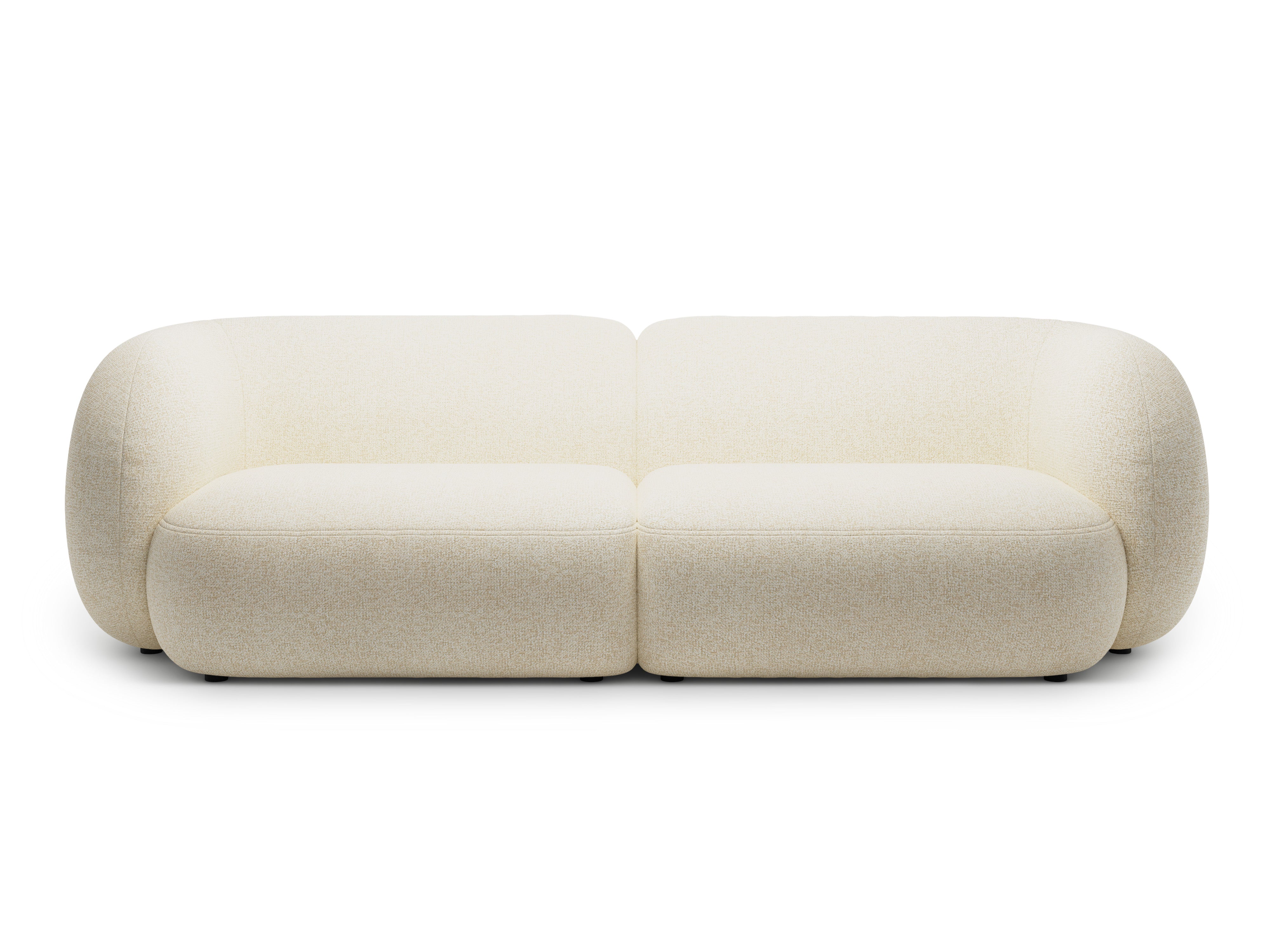 Sofa 4-persoons KATE lichtbeige gemêleerd