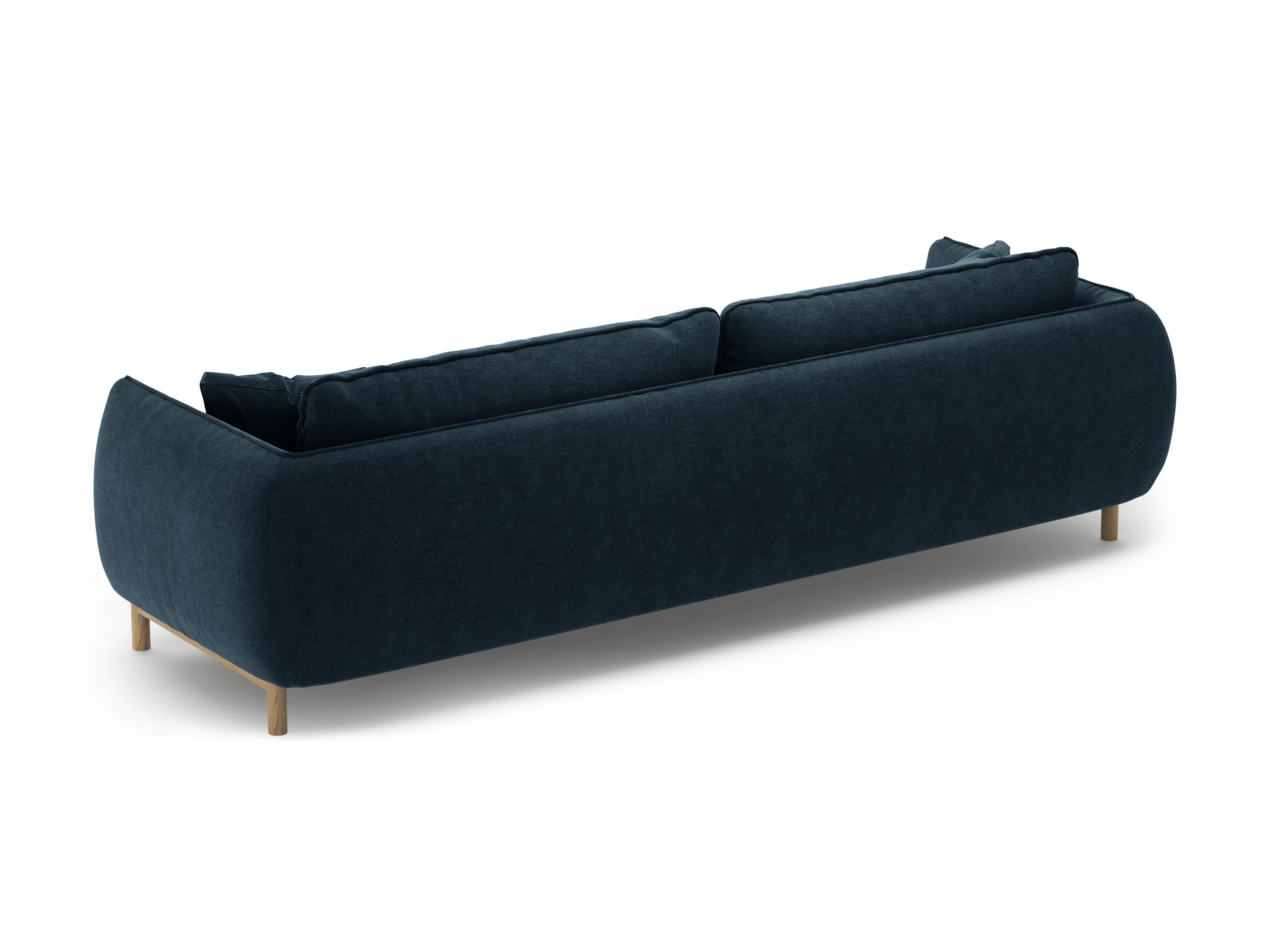 4-seater sofa ADA sea blue chenille