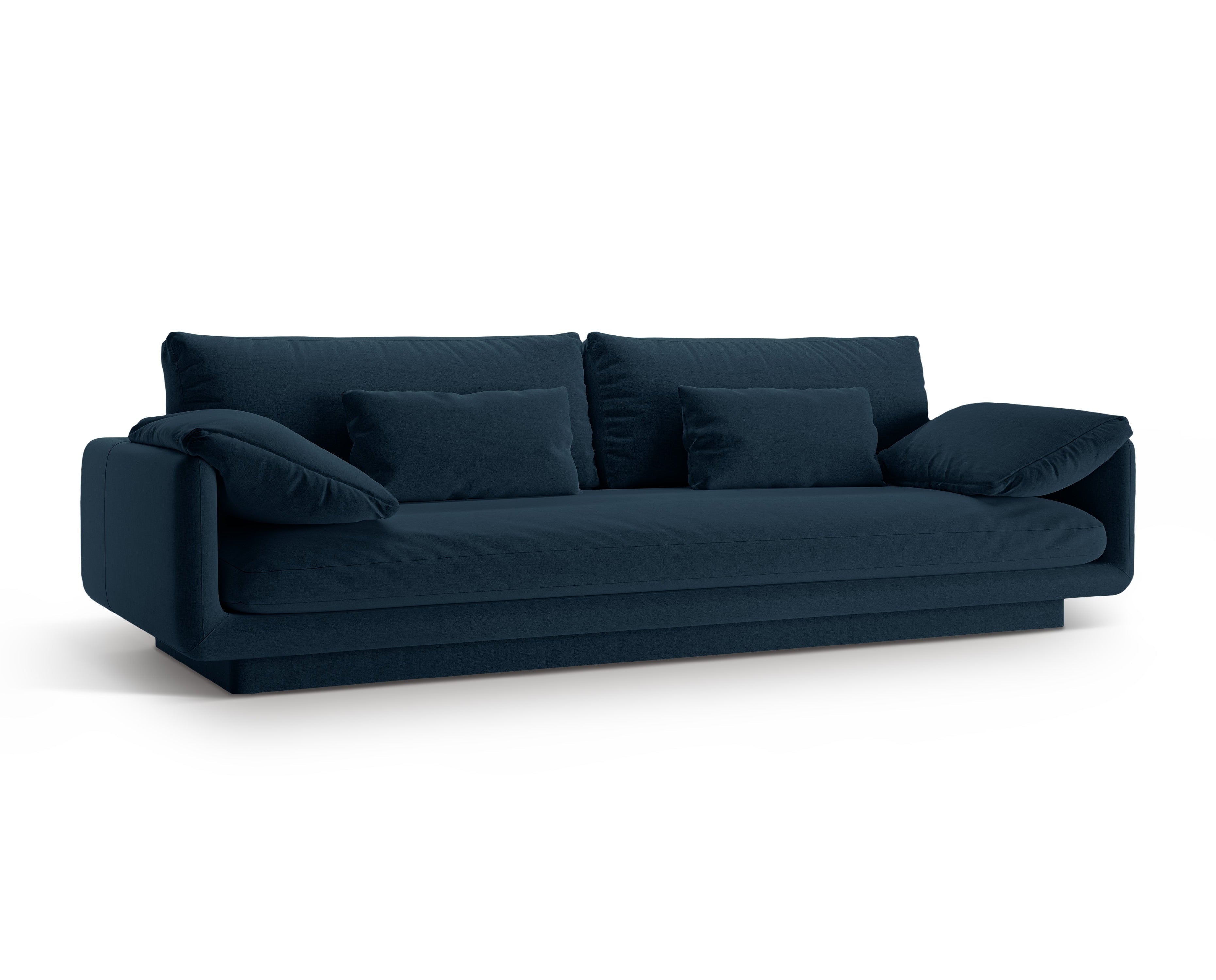 Sofa 4-persoons TORINO marineblauw