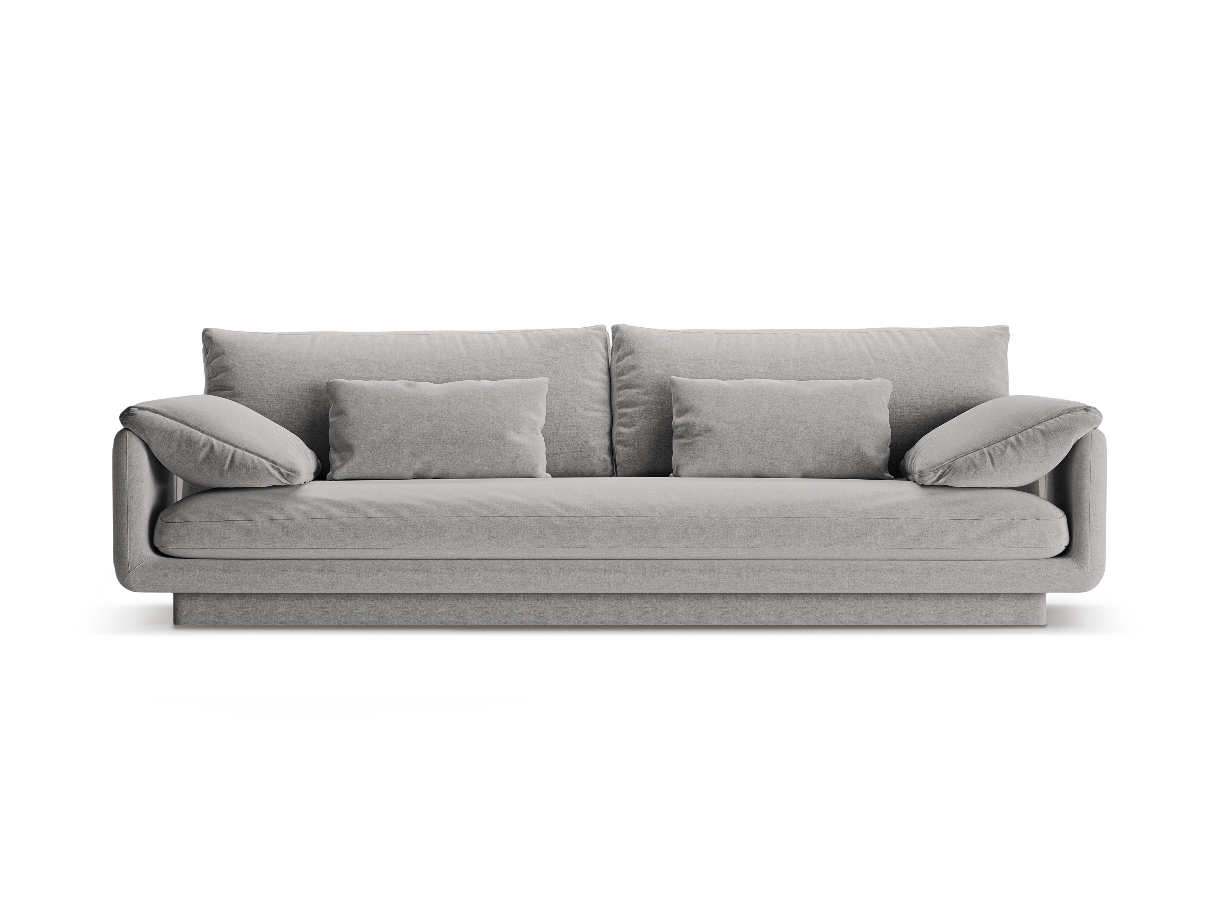 4-seater sofa Torino light gray