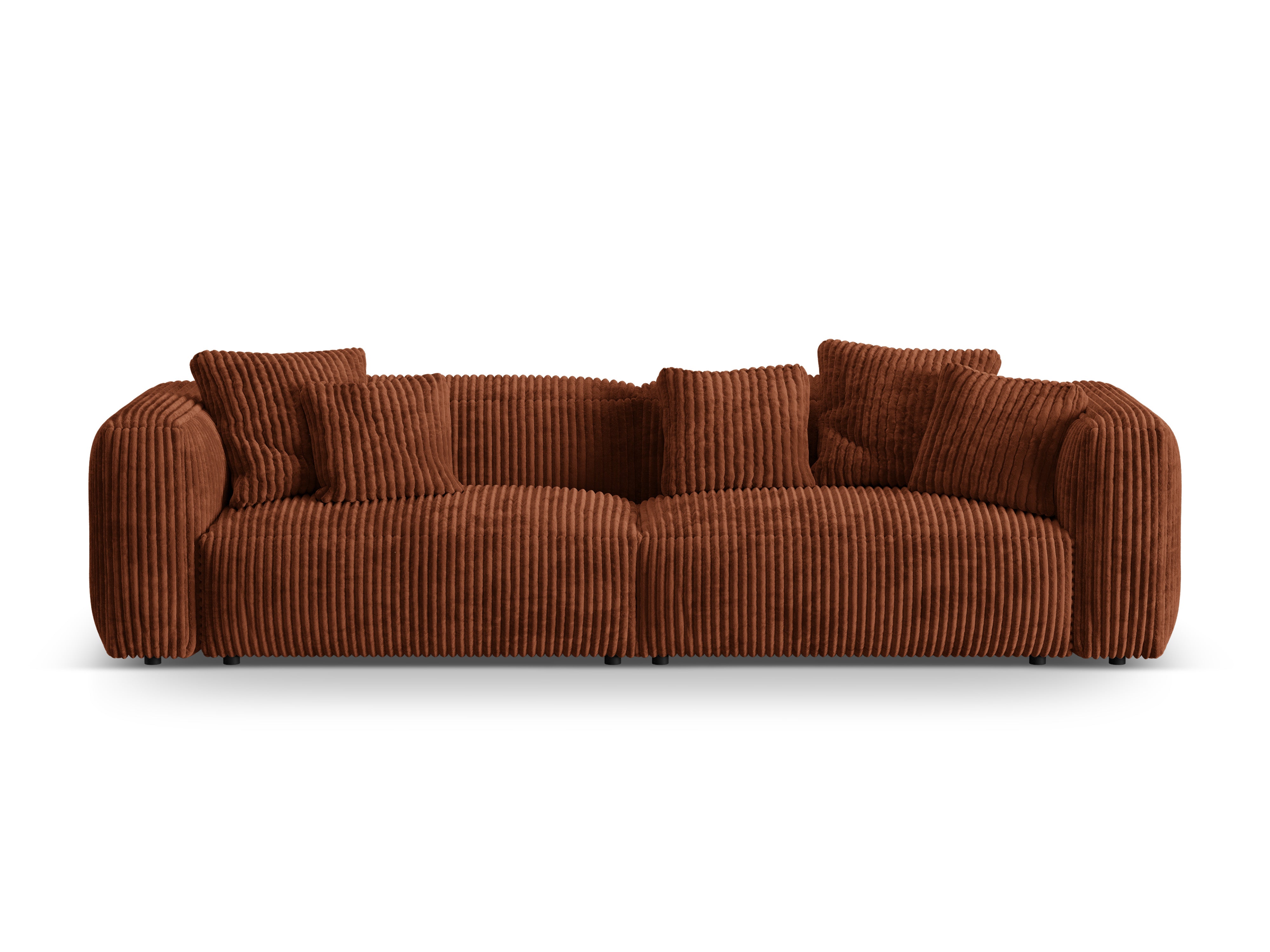 4-seater sofa martin brick corduroy