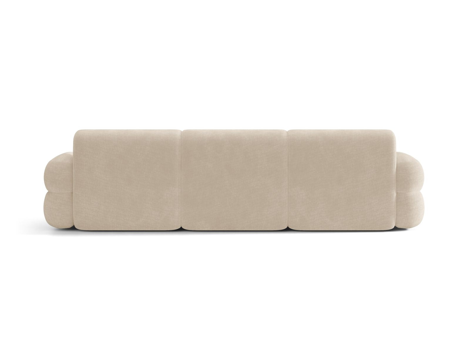 Sofa voor 4 personen NEO lichtbeige chenille