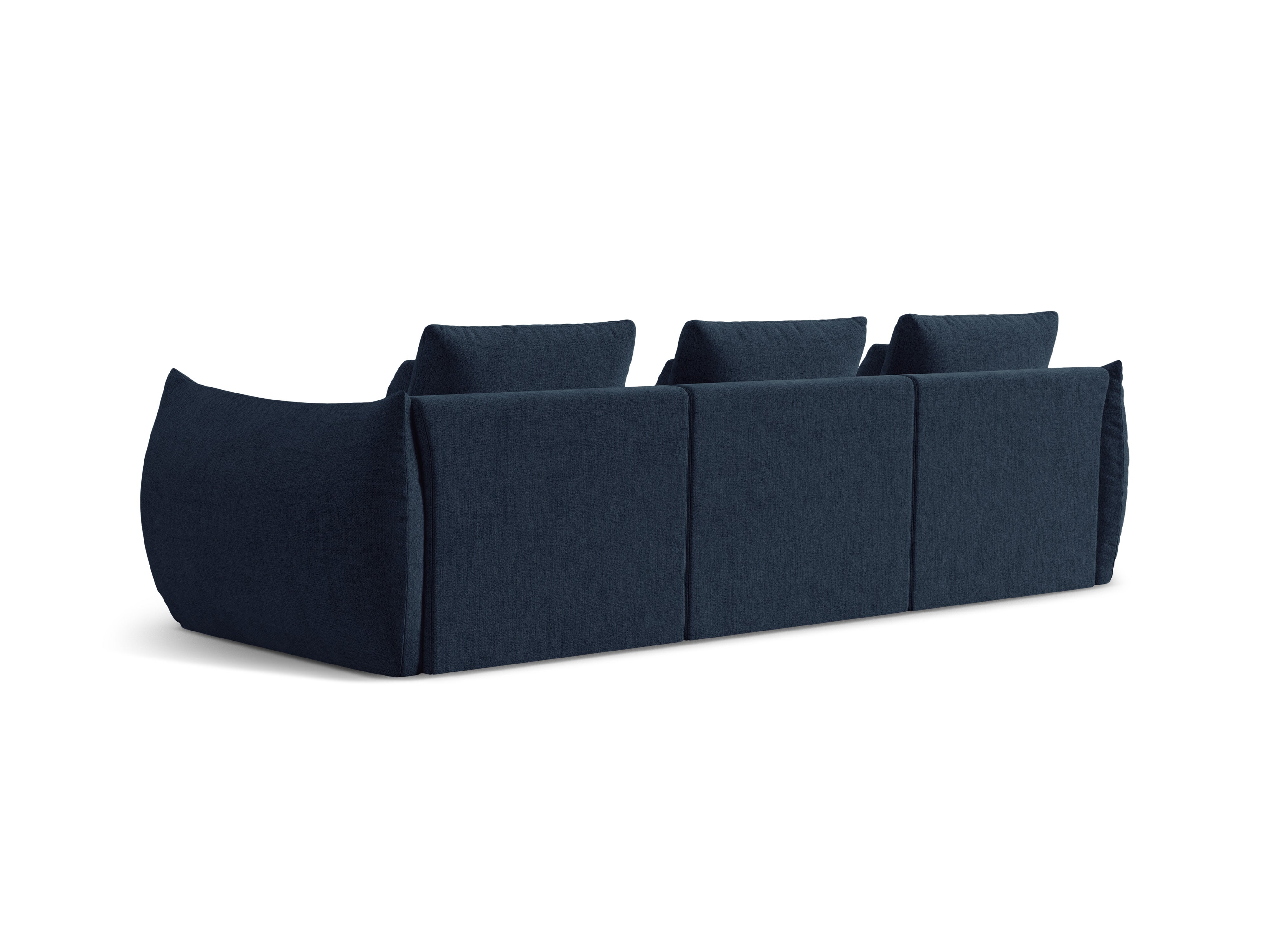 Dark blue 4-person sofa sofa