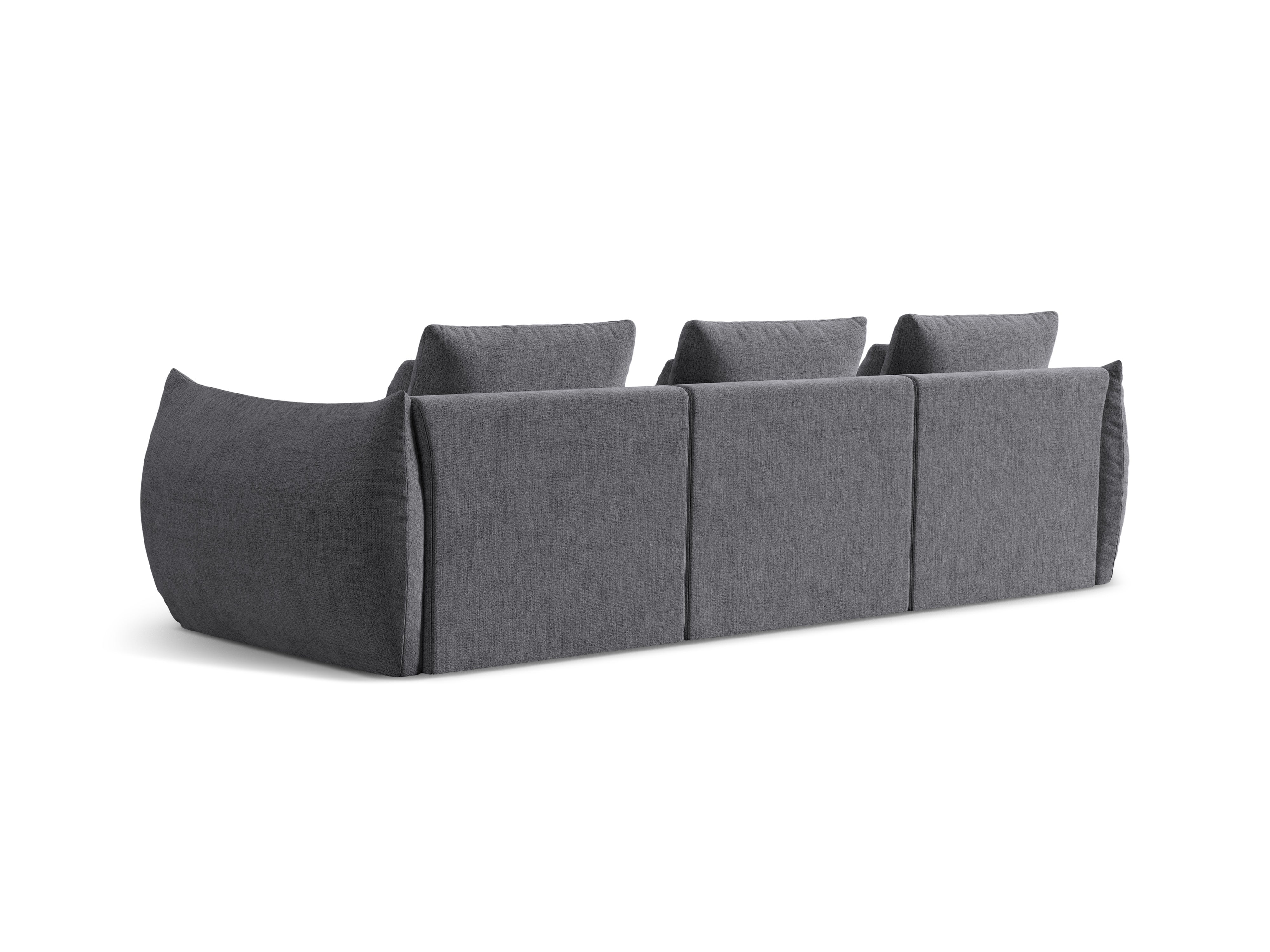 Sofa 4-Sitzer blühen grau