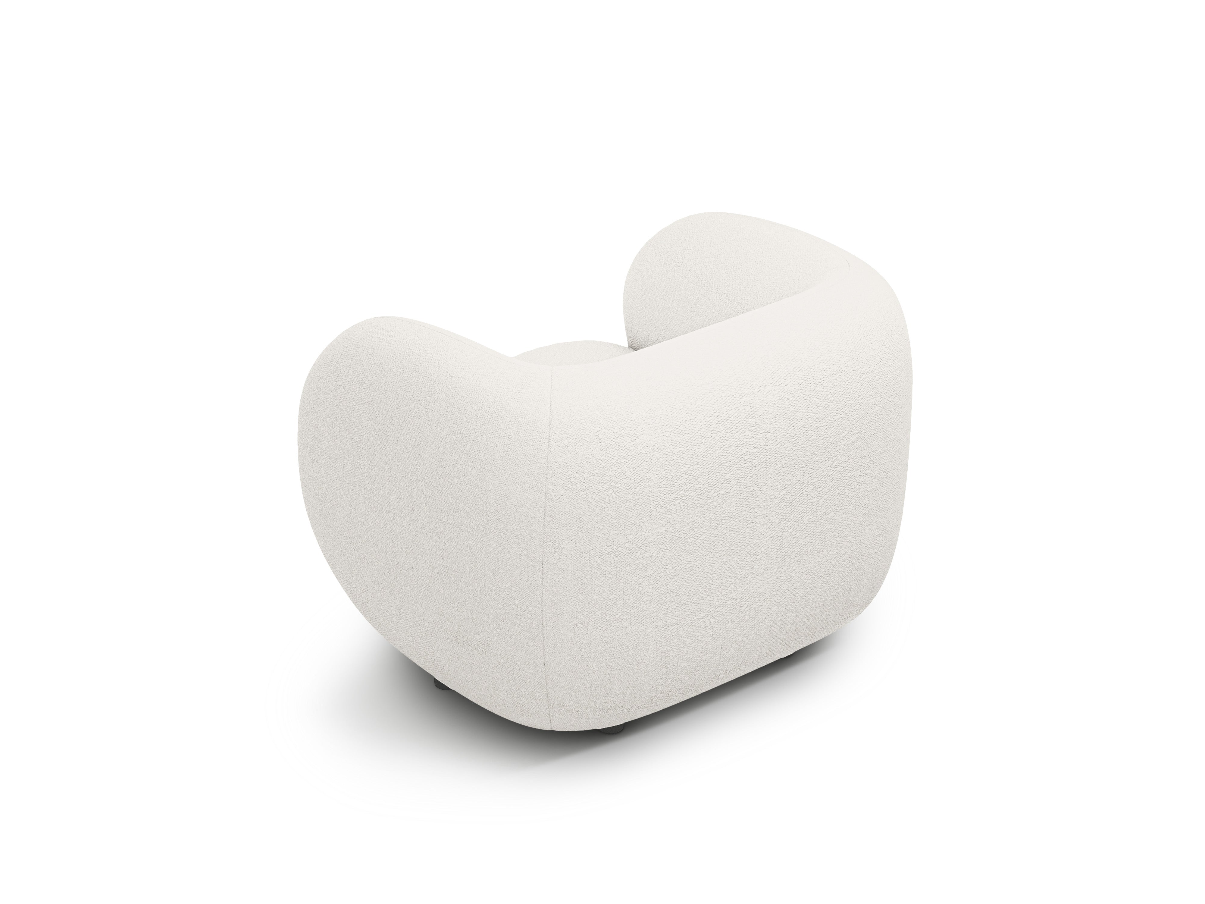 Fauteuil KATE witte boucle