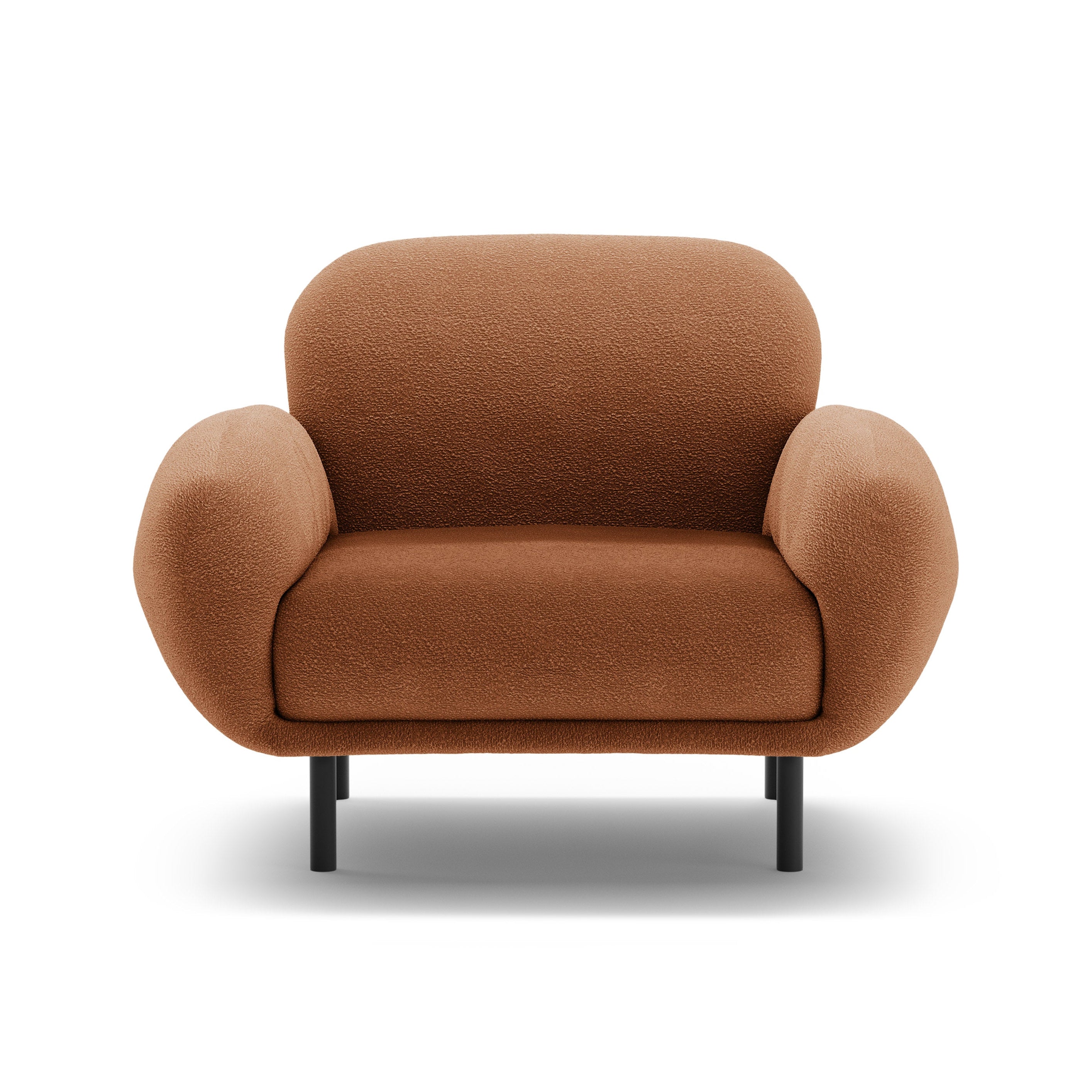 Sessel POPPY terrakotta Boucle