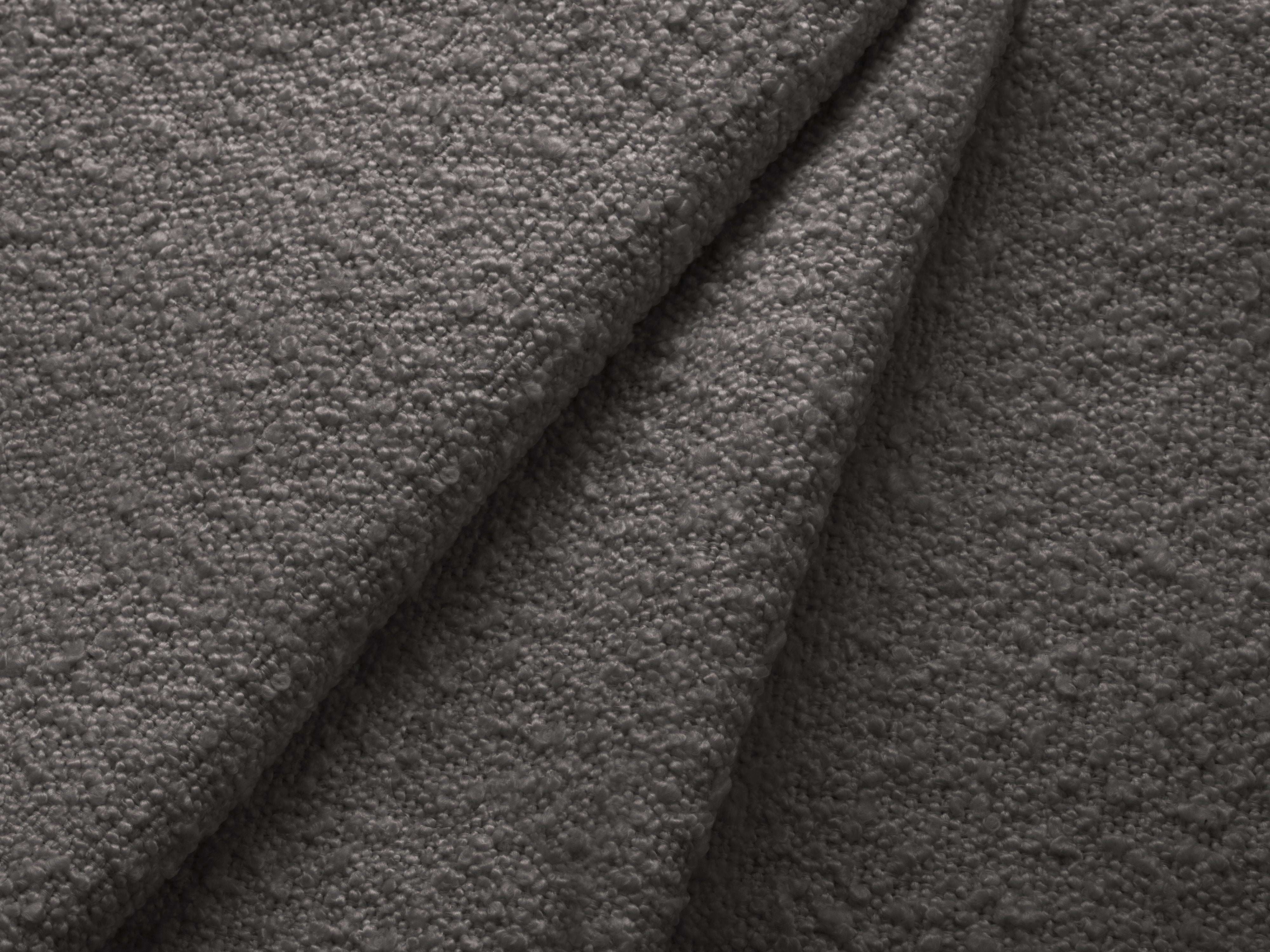 Fotel POPPY donkergrijze boucle