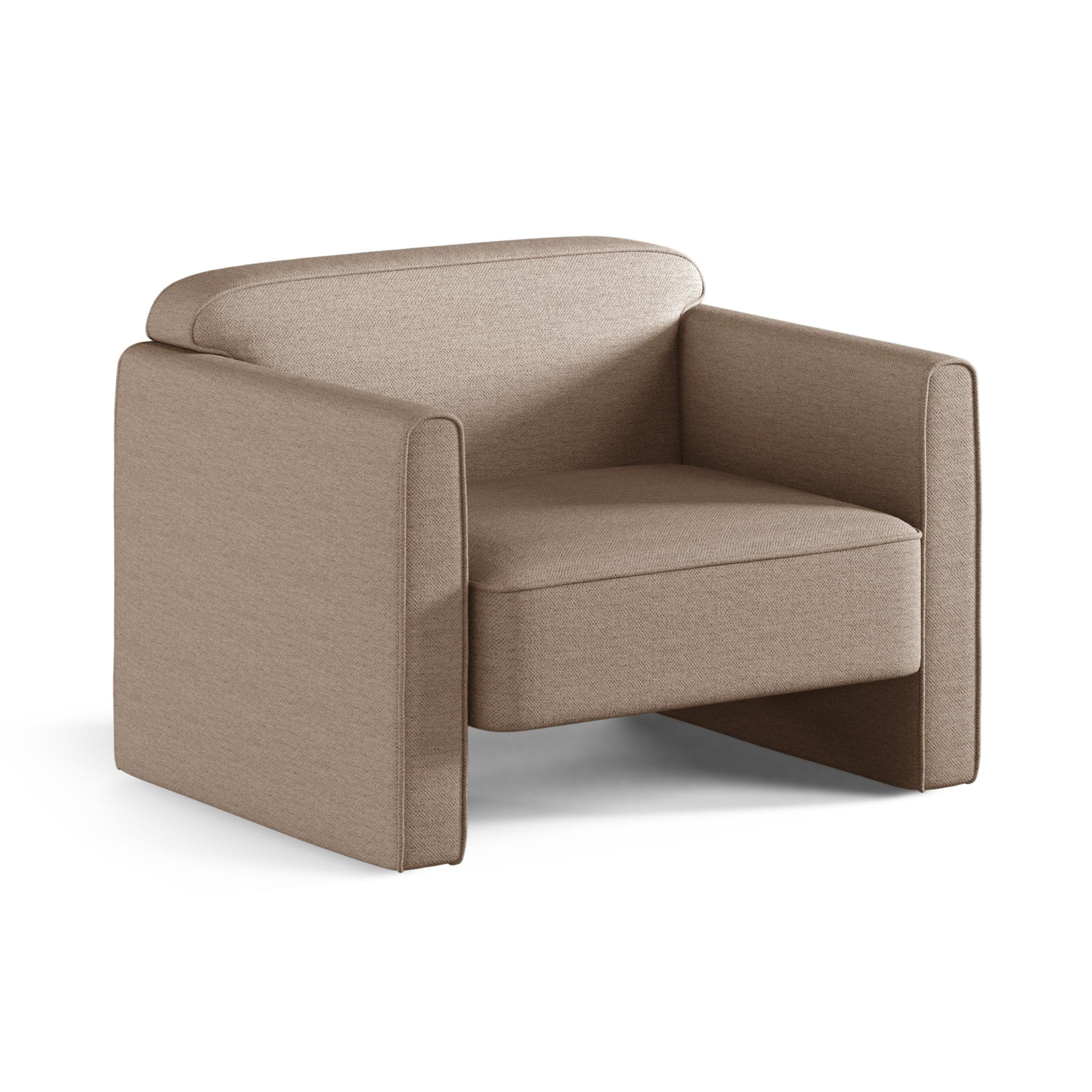 Fauteuil ABBY donkerbeige