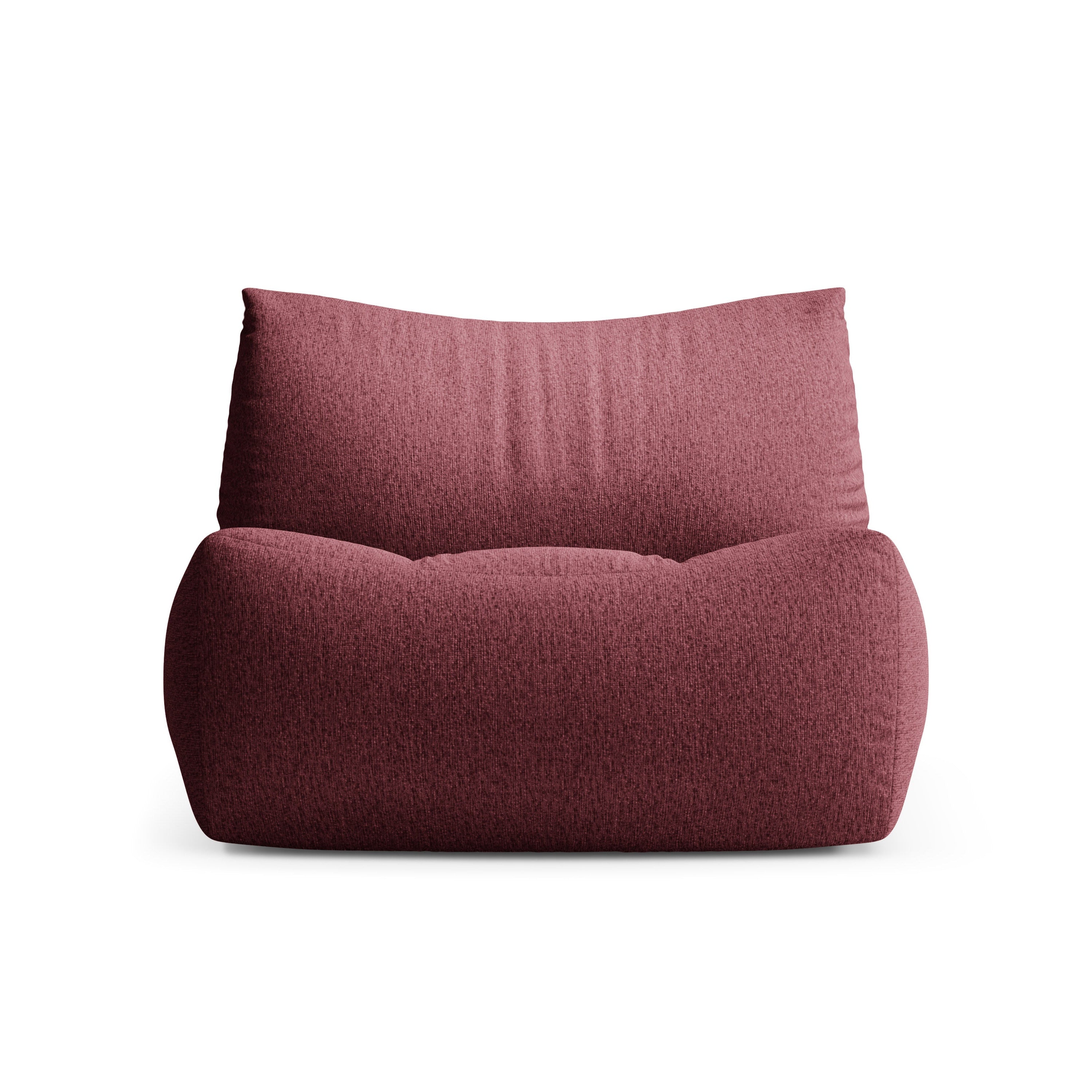 Sessel TOVE kirschroter Chenille