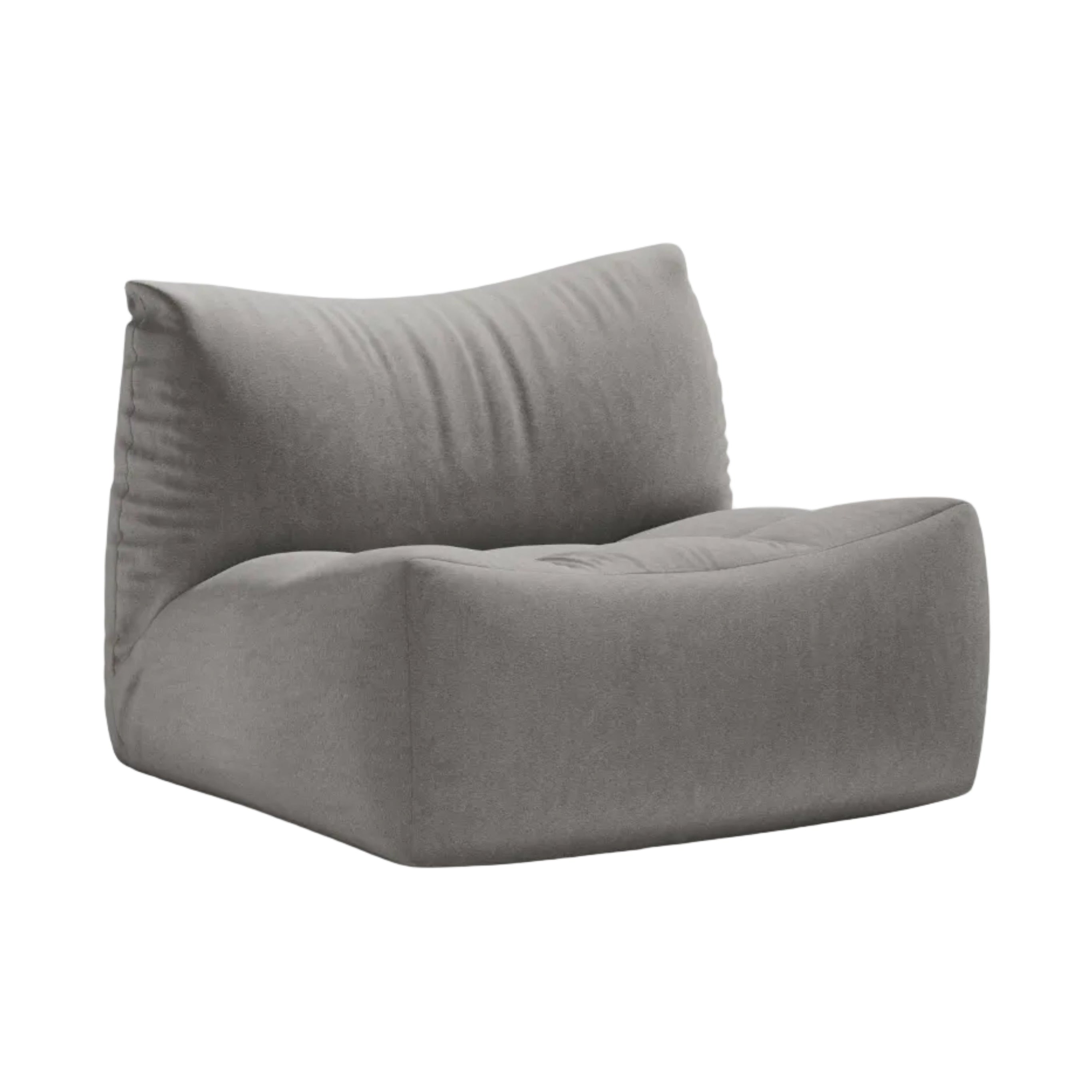 Fluwelen fauteuil TOVE grijs