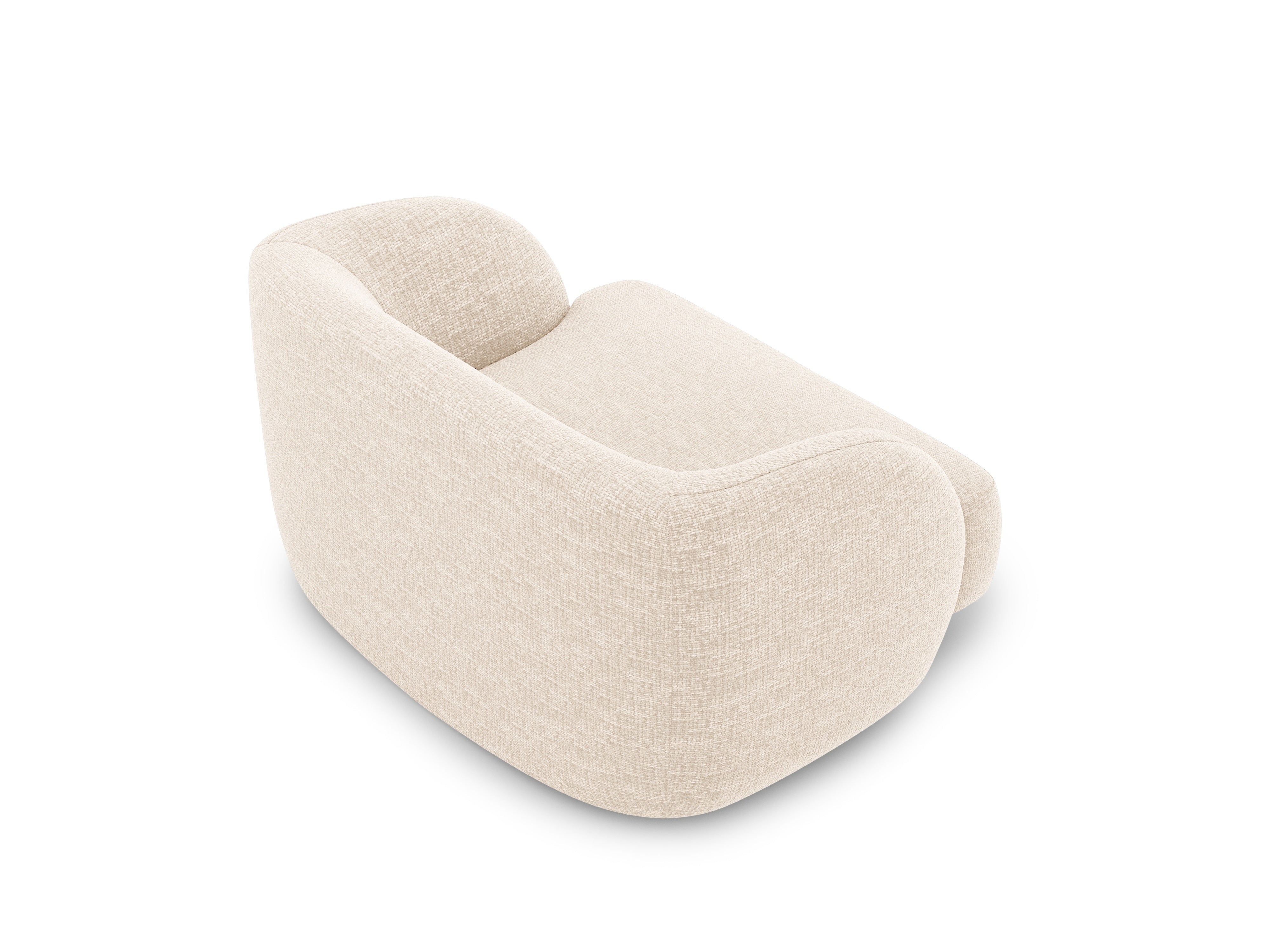 MILEY Armchair Ivory Chenille