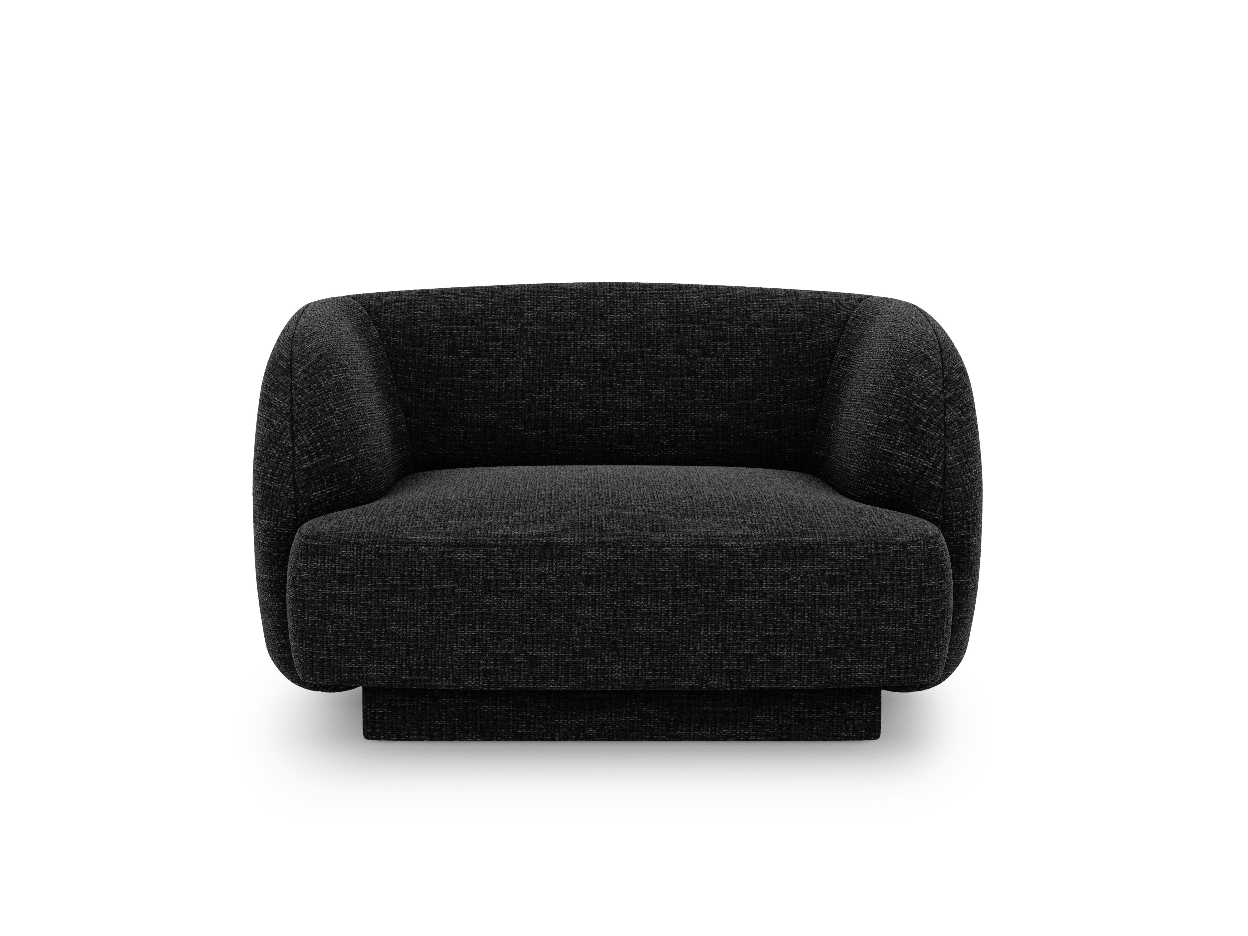 Fauteuil MILEY zwart chenille