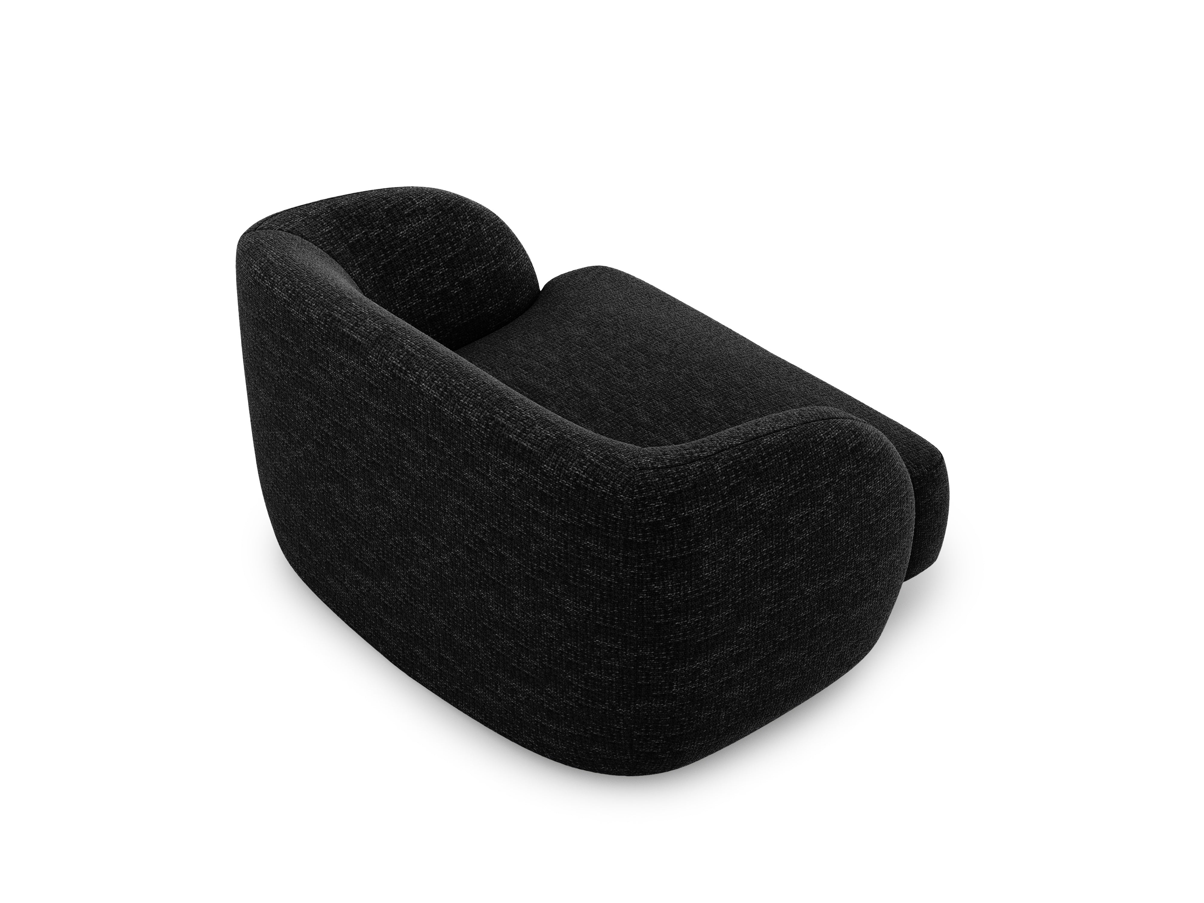 Fauteuil MILEY zwart chenille