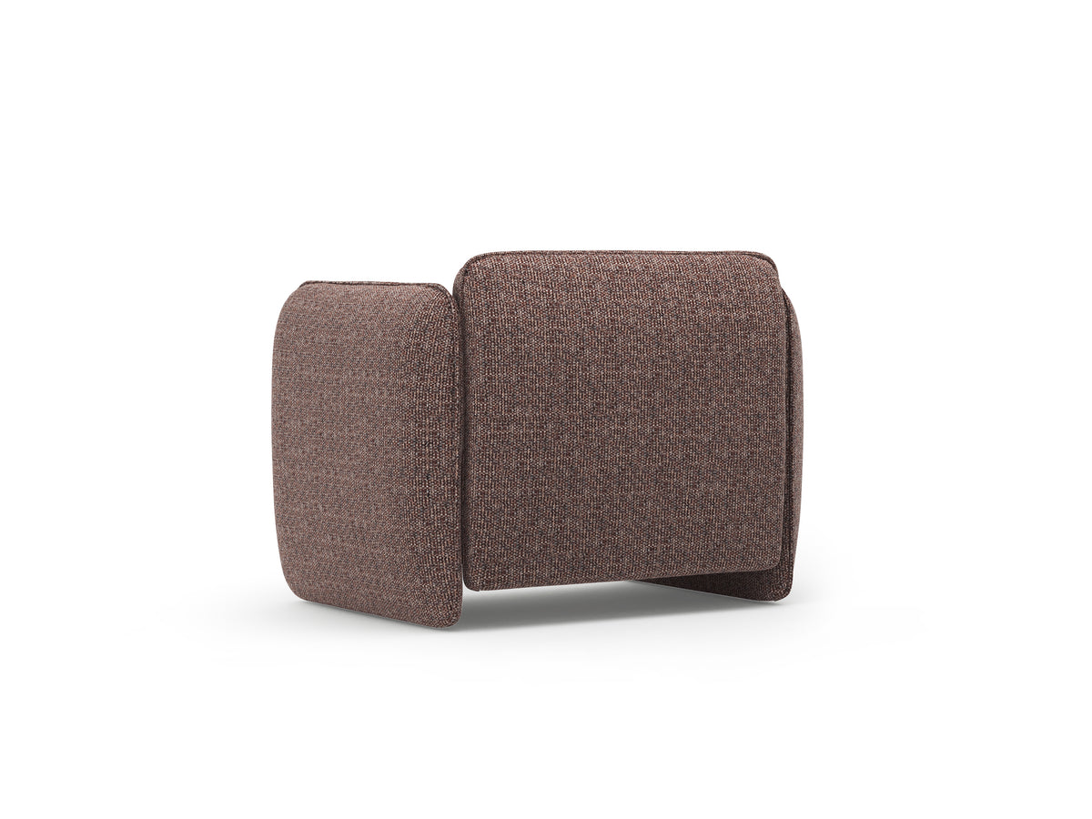 Fauteuil GEORGIA bruin chenille
