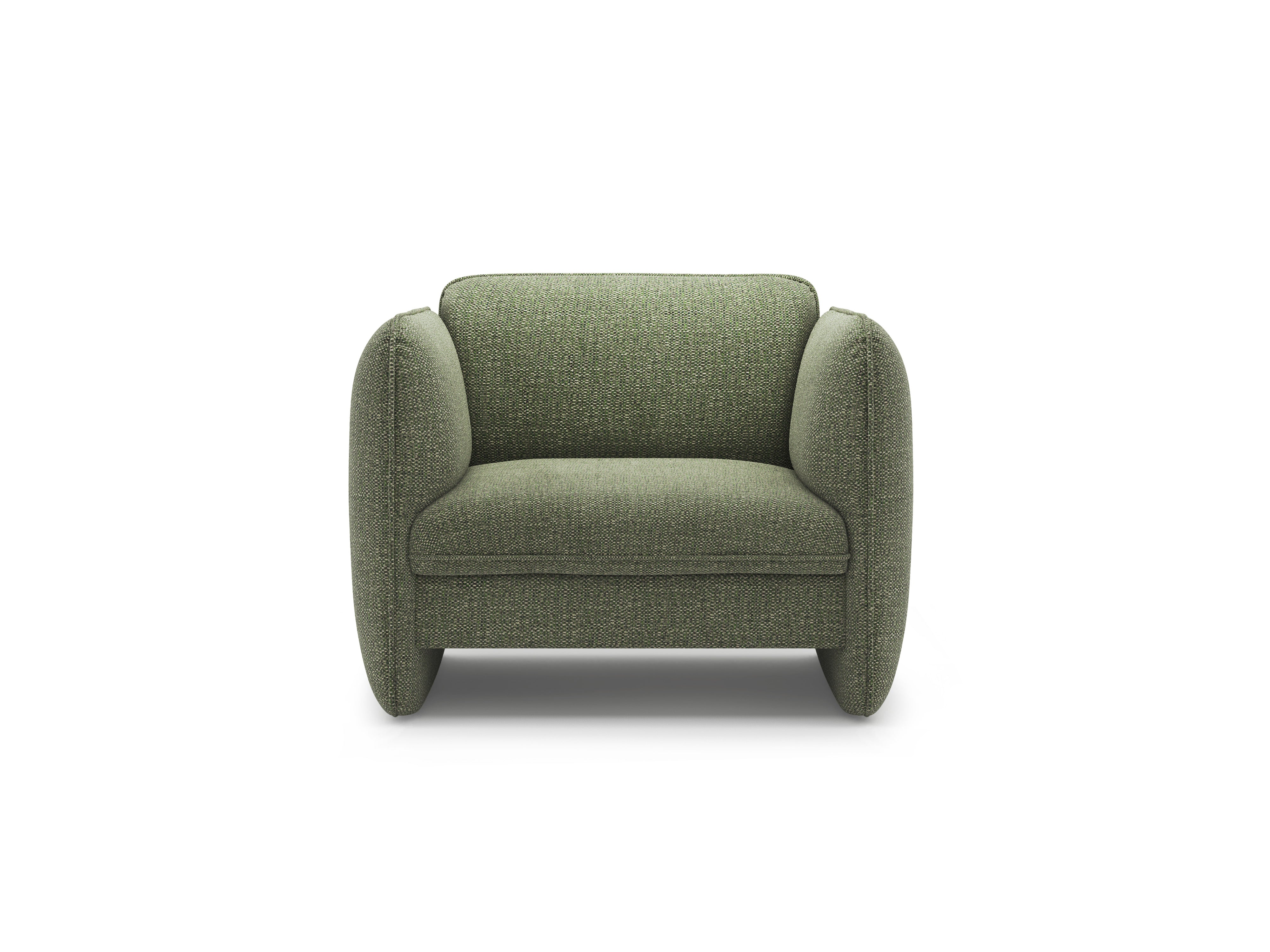 Fotel GEORGIA groene chenille