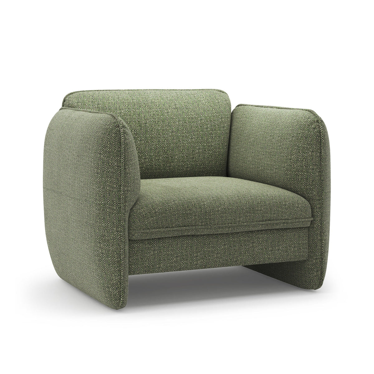 Fotel GEORGIA groene chenille
