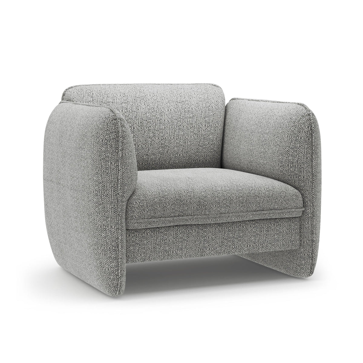 Fauteuil GEORGIA grijs chenille