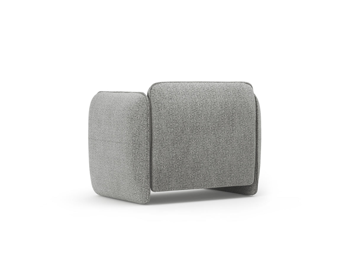 Fauteuil GEORGIA grijs chenille