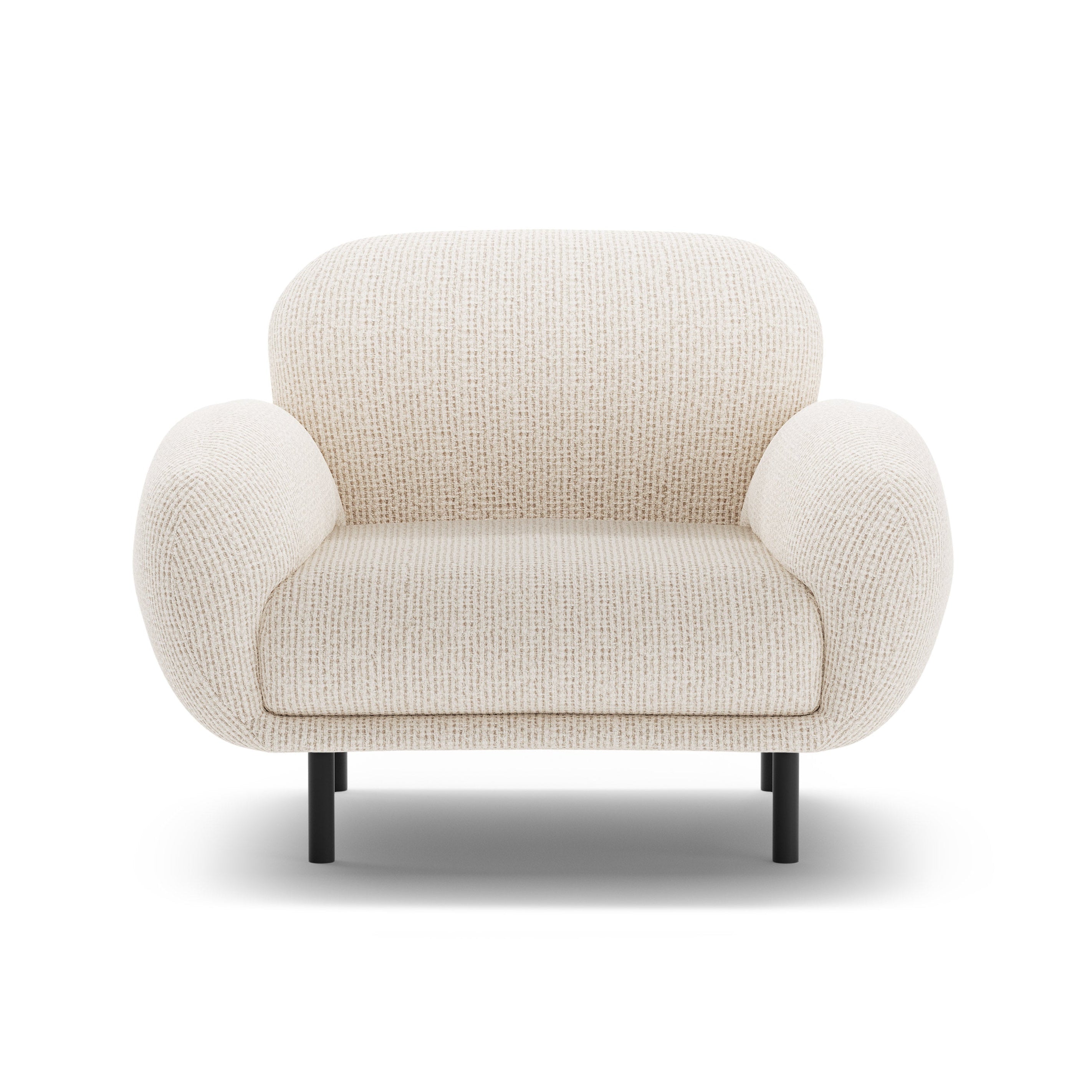 Fauteuil POPPY lichtbeige chenille