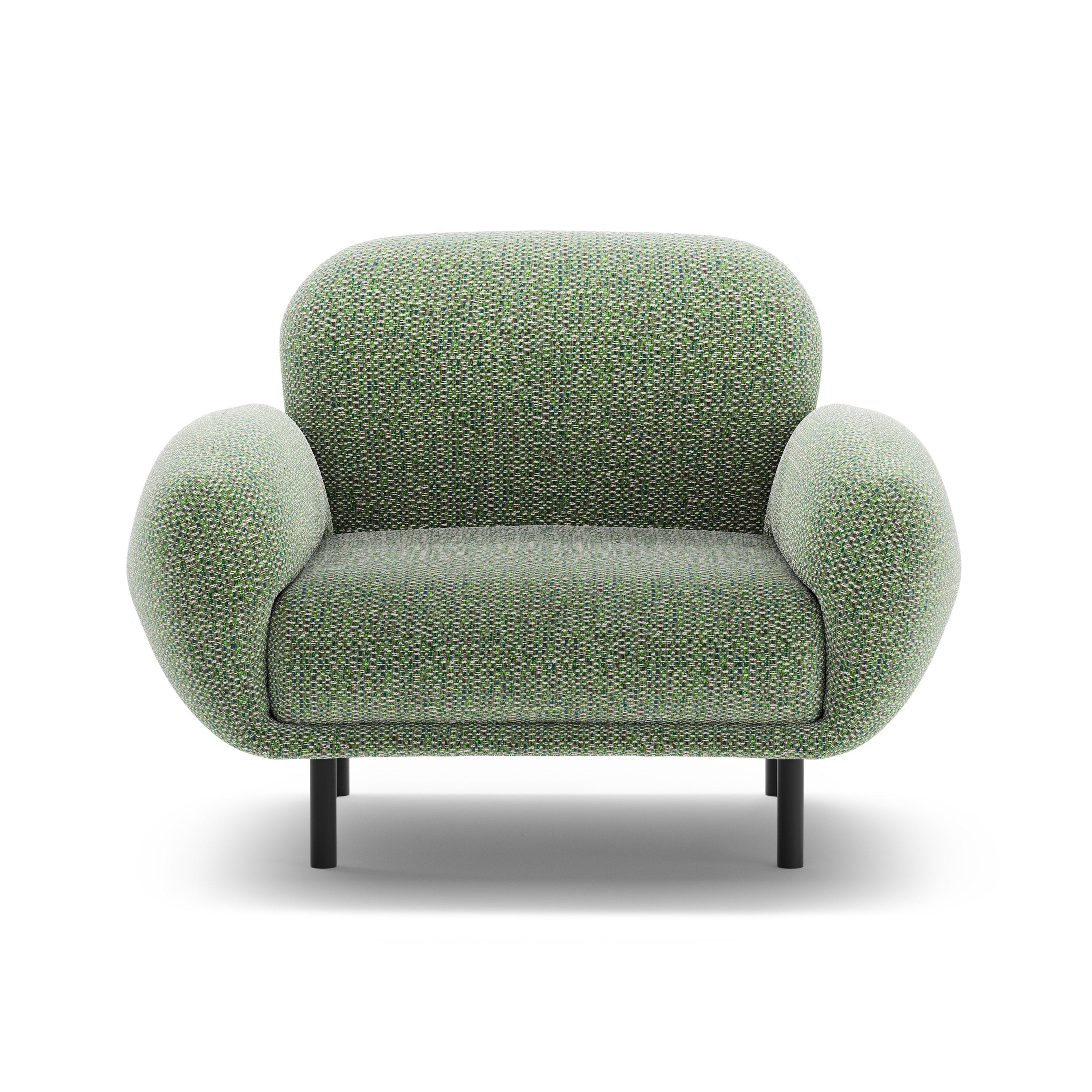 Fauteuil POPPY groene chenille