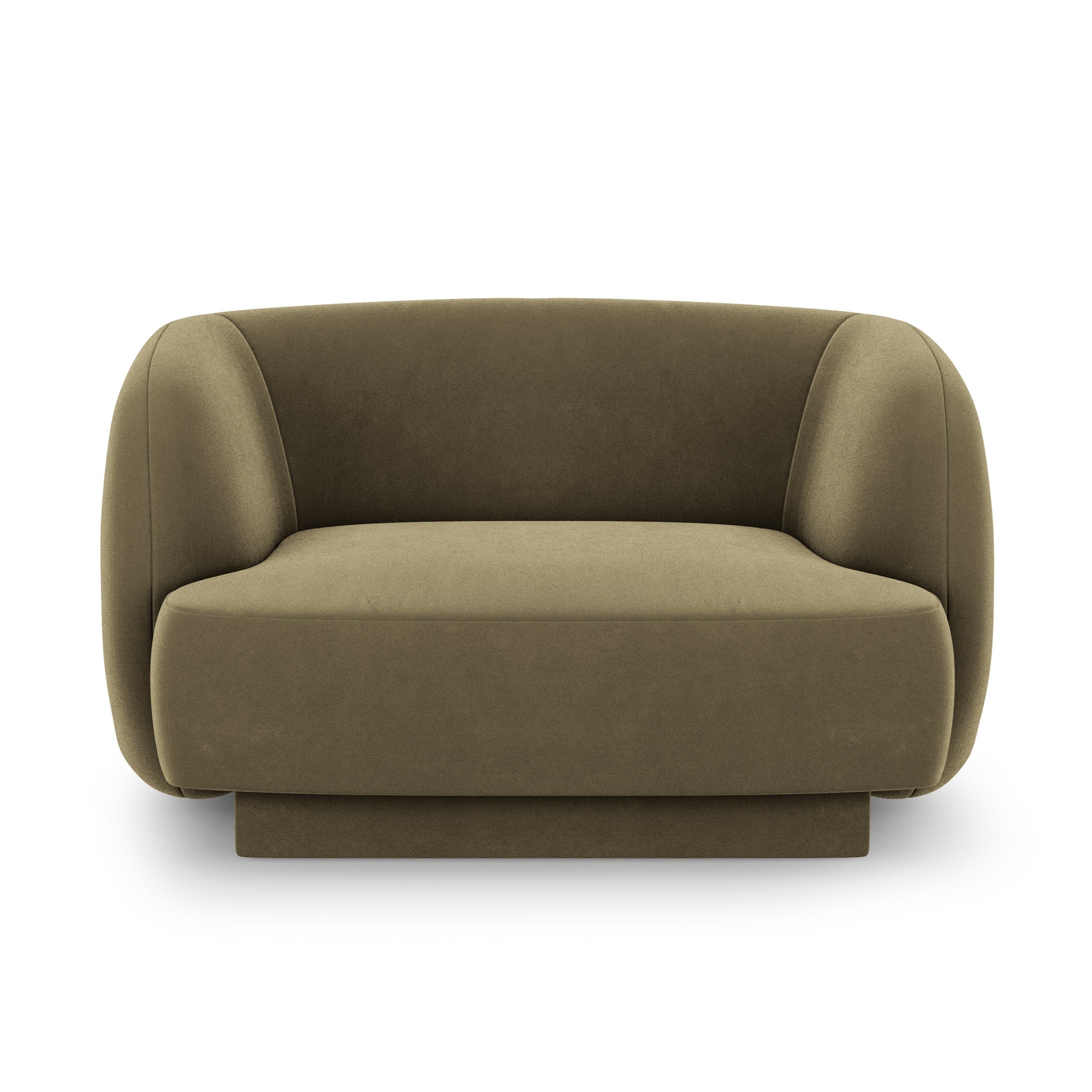 Fotel aksamitny MILEY zielony Micadoni Eye on Design